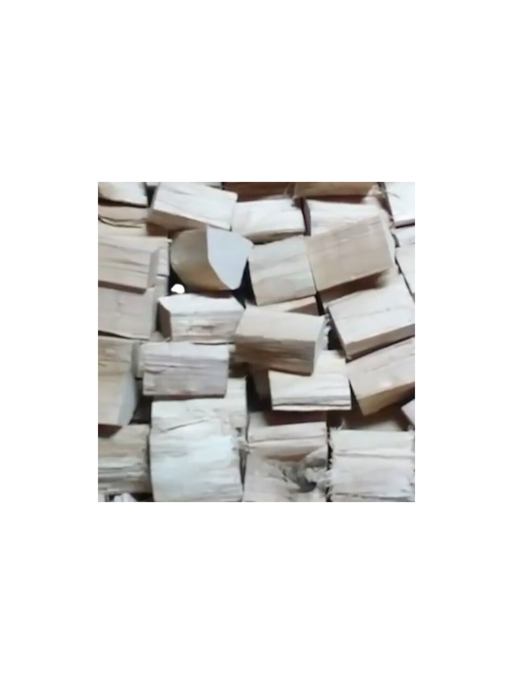 Wood, Red Oak Heartwood, 1" Pieces, Wild Harvested, for Smoker or Grill, 1lb bag