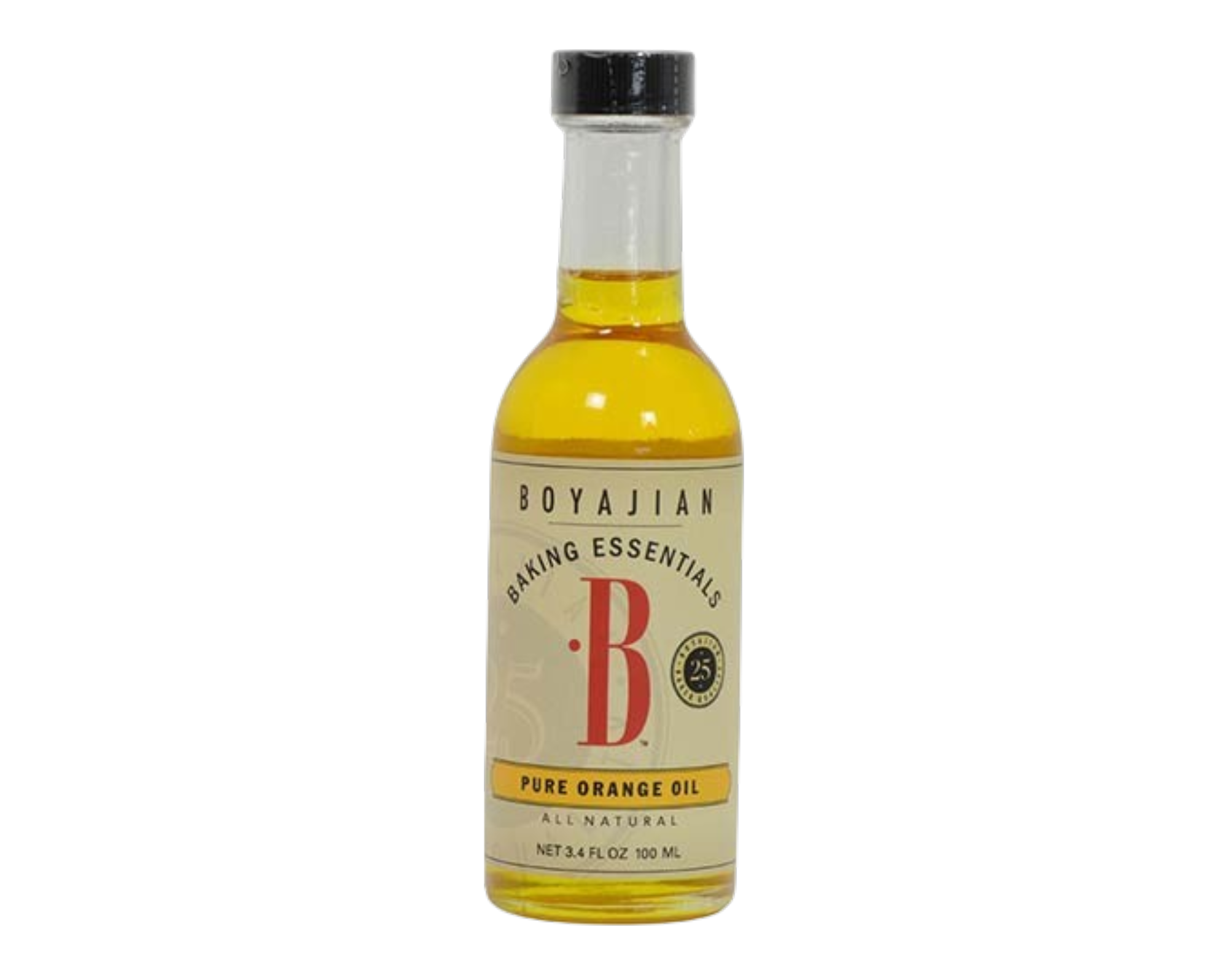 Citrus Oil Boyajian Pure Orange Oil 100ml (3.4oz) glass bottle