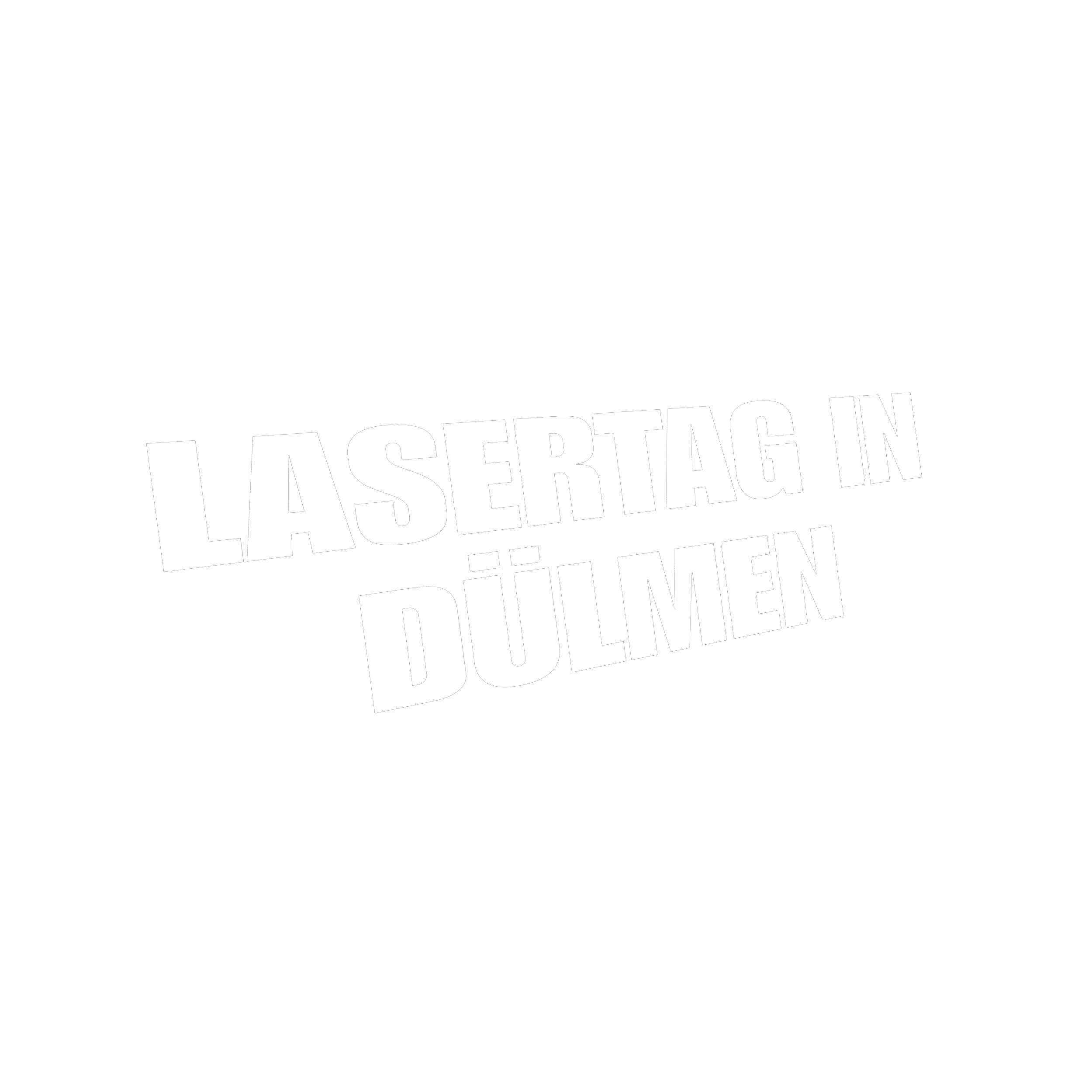 Text in weißer Schrift auf schwarzem Hintergrund, das sagt: Lasertag in Dülmen.