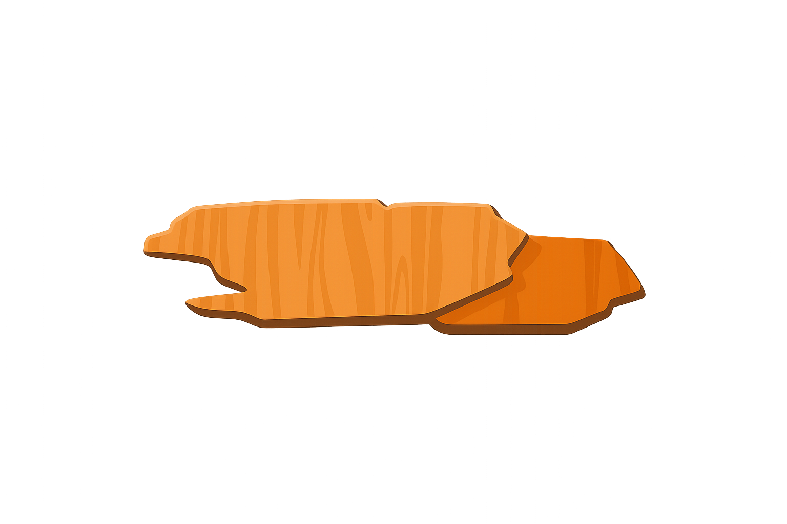 Grafische Darstellung eines großen, braunen Größendarstellers in der Mitte mit einer blauen, digitalen Stadtlandschaft im Hintergrund.