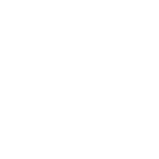 Ein Hammer und eine Gabel kreuzen sich in der Mitte eines weißen Kreises auf schwarzem Hintergrund.