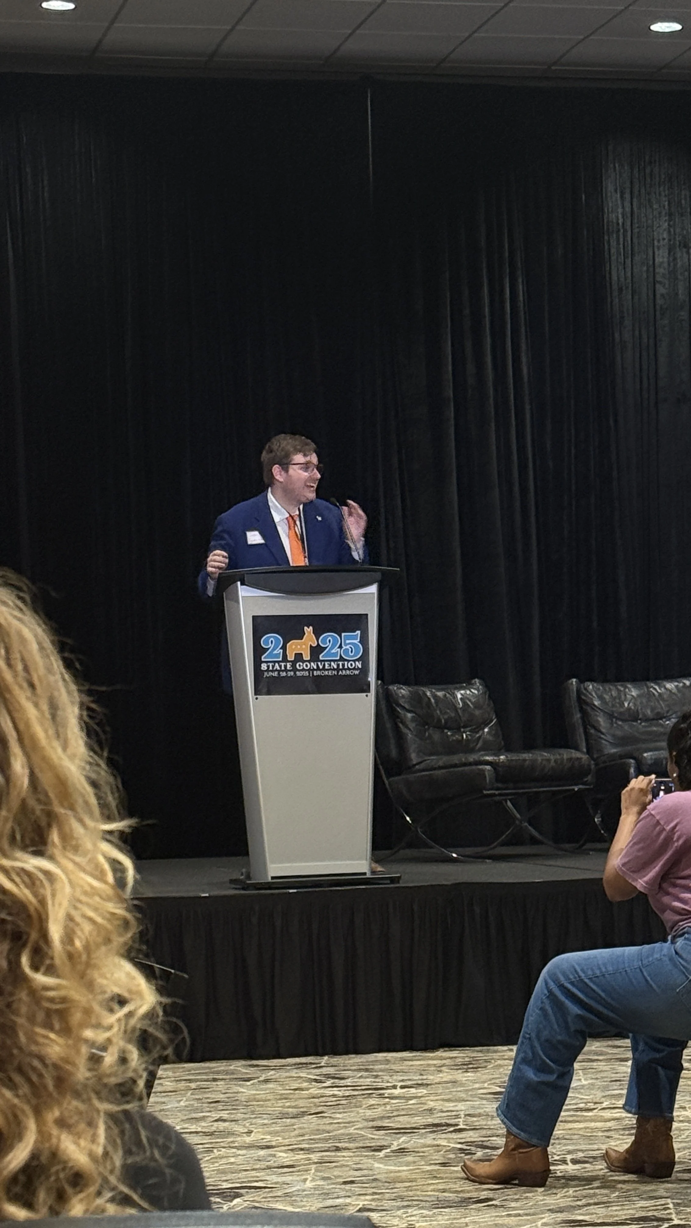 Justin elected Chair of YDO!