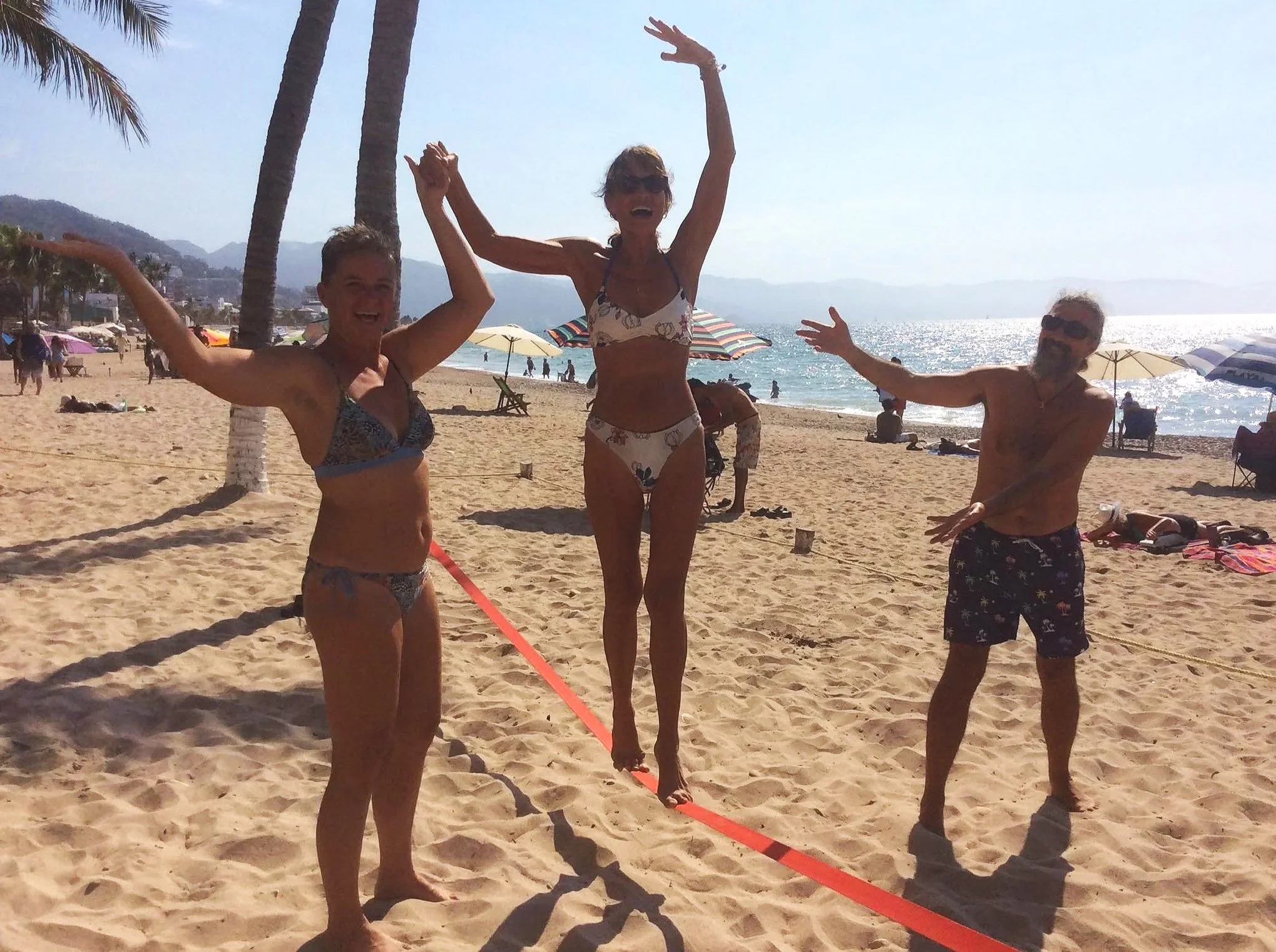 Slackline lessons, Puerto Vallarta, Mexico