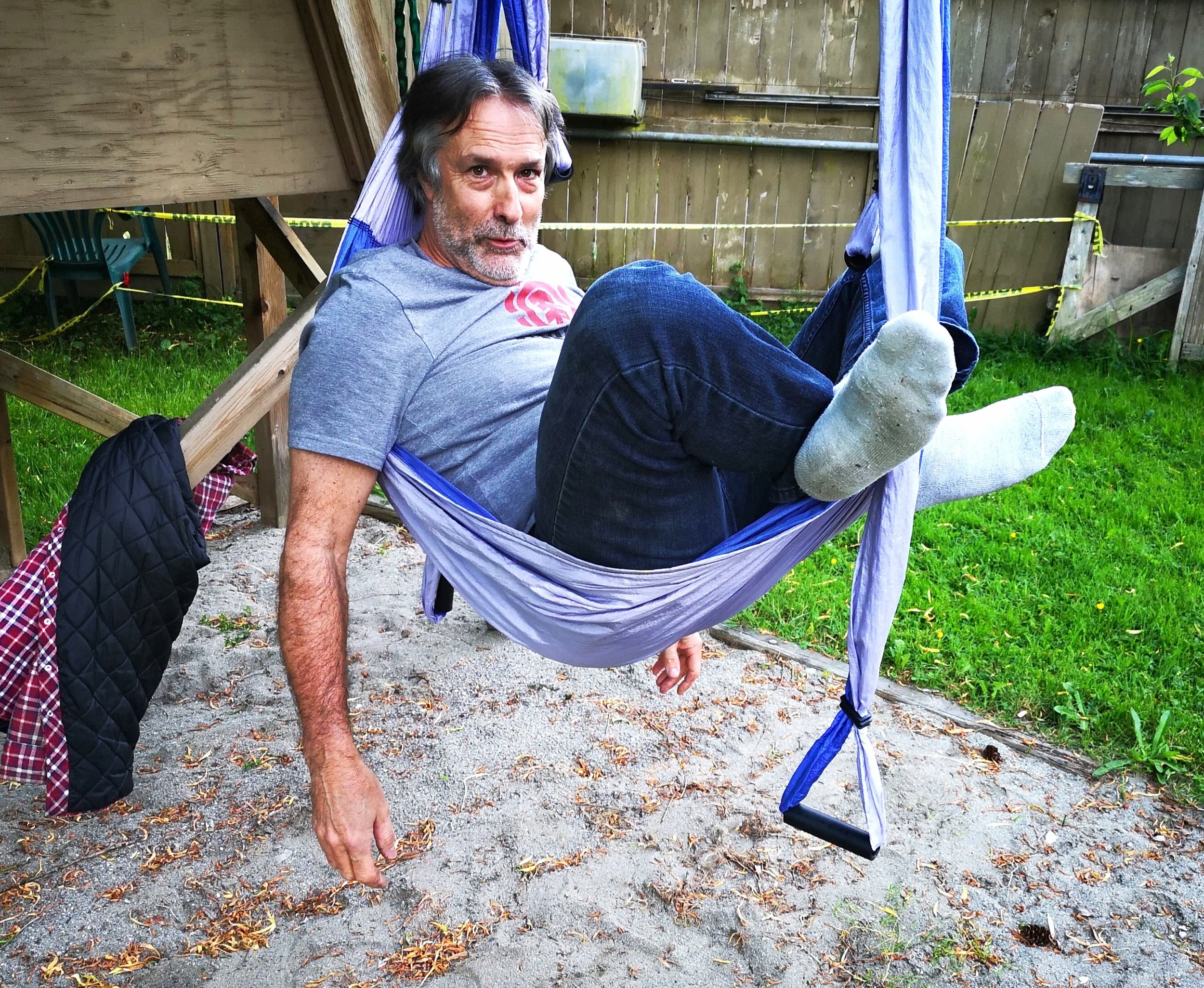 Hammock crunching, Surrey, B.C.