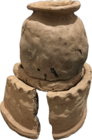 The experimental replicas (Photo by V. Donati)