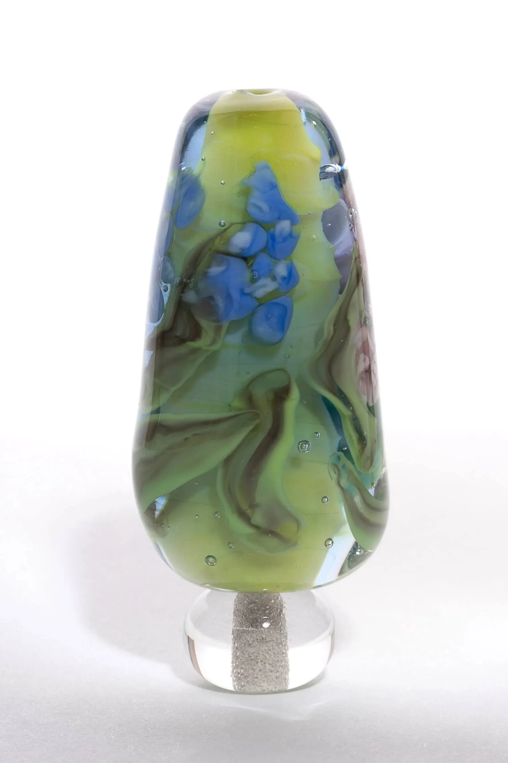 Spring Garden Flameworked Glass Bead