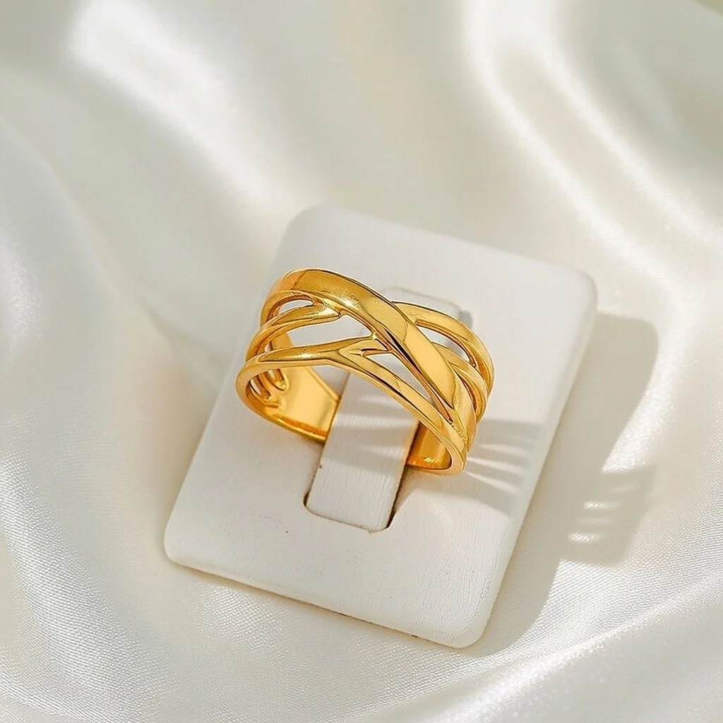 Riccarda 18K Gold Plated Ring
