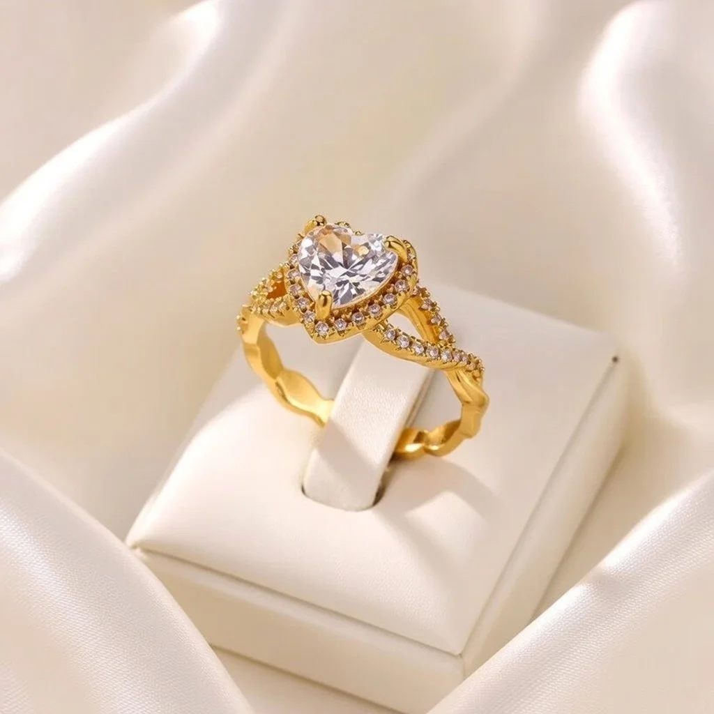 Reina 18K Gold Plated Ring