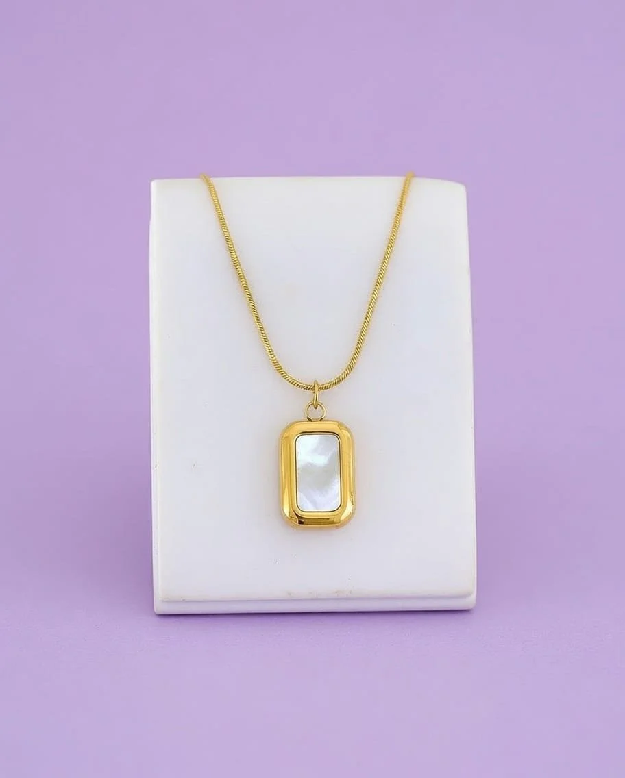 Natalie Necklace with square pendent.jpeg