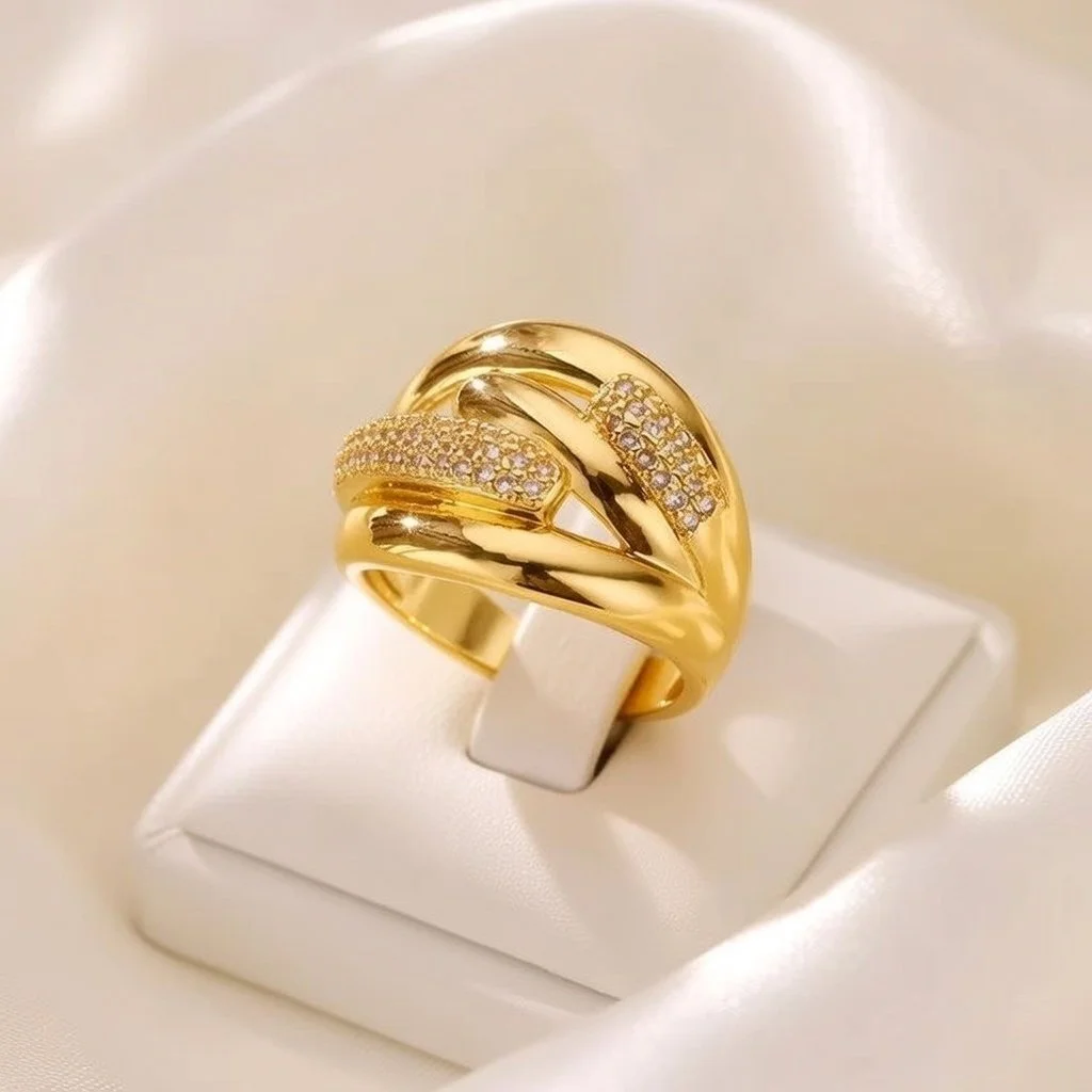 Rebecca 18K Gold Plated Ring
