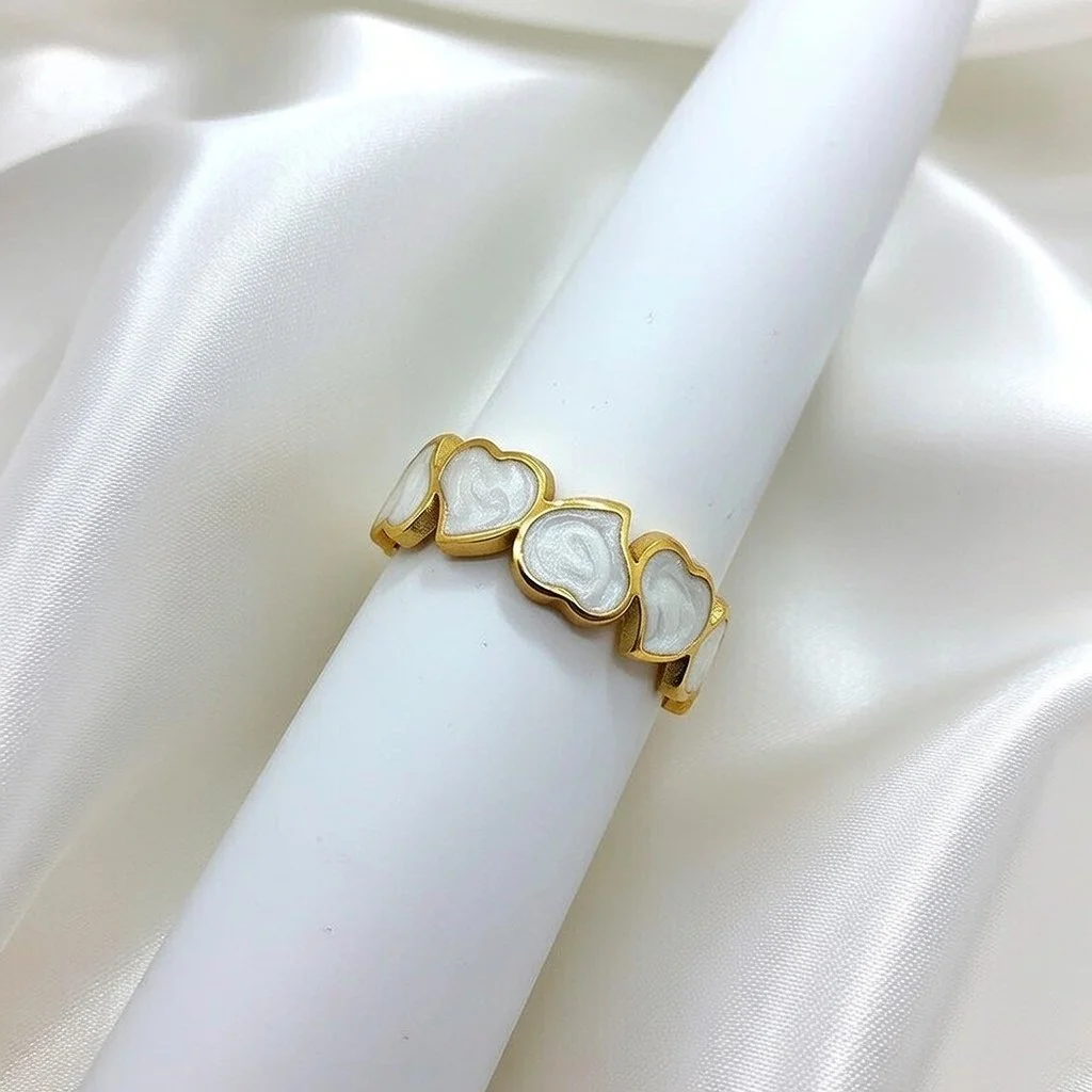 Rosetta 18K Gold Plated Ring