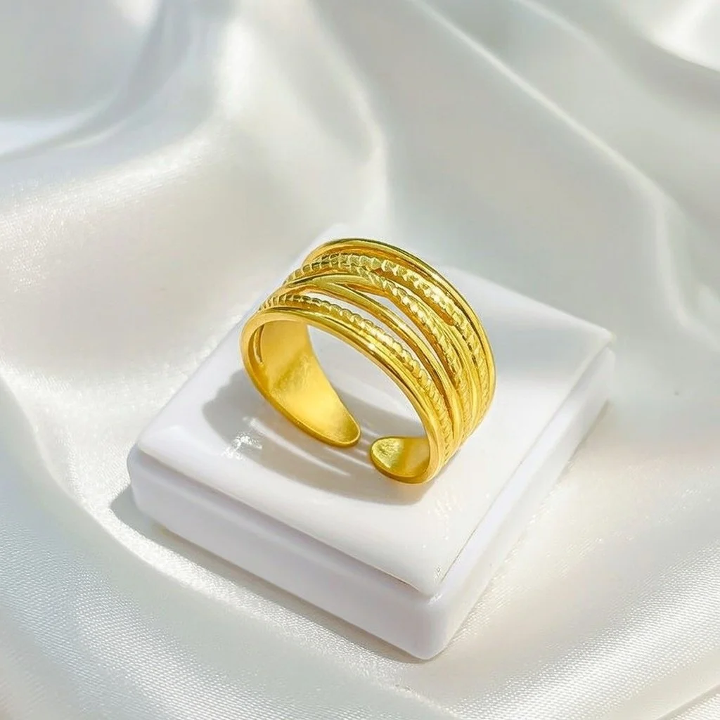 Roberta 18K Gold Plated Ring