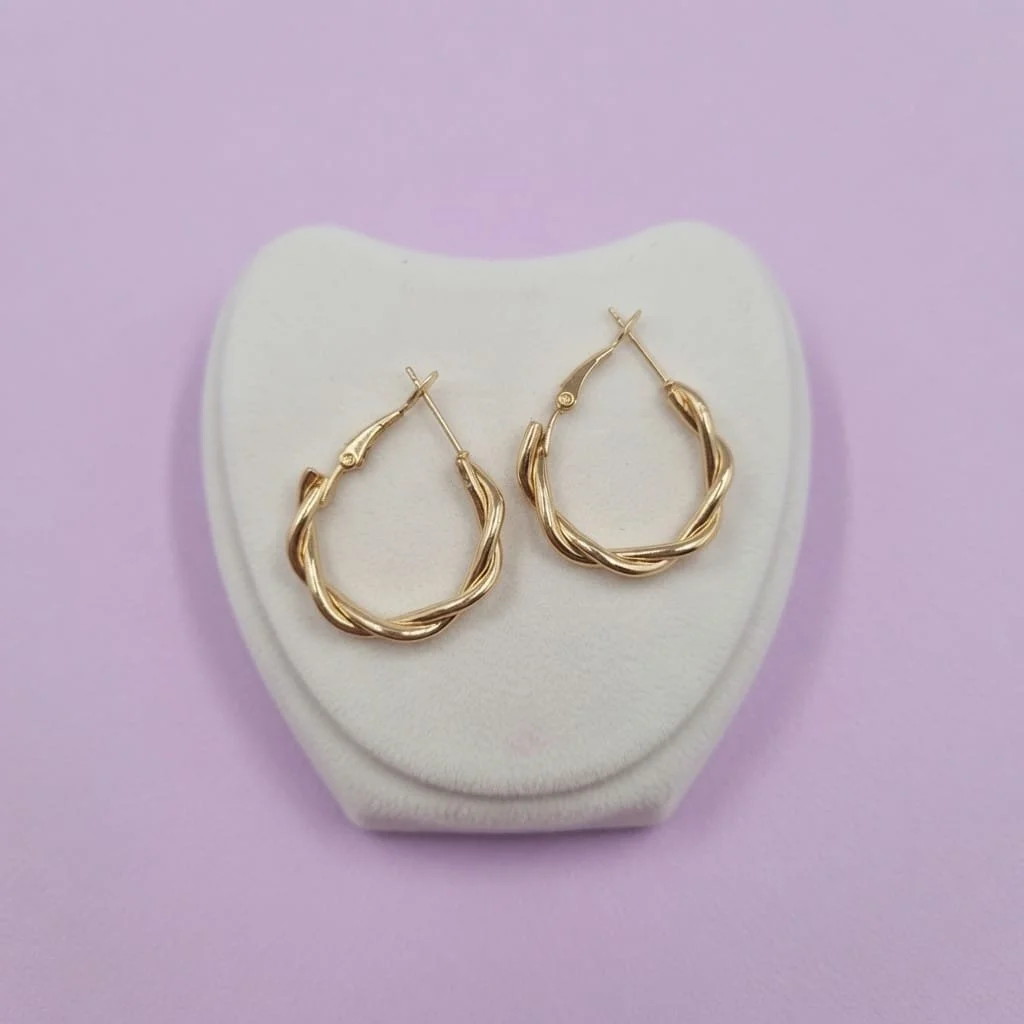 Evita 14K Gold Plated Earring