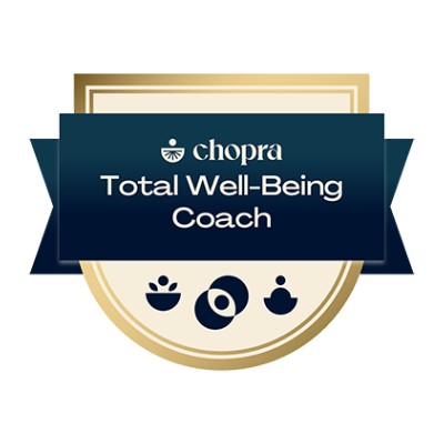 Chopra-Certified Ayurvedic Educator & Total Well-Being Coach