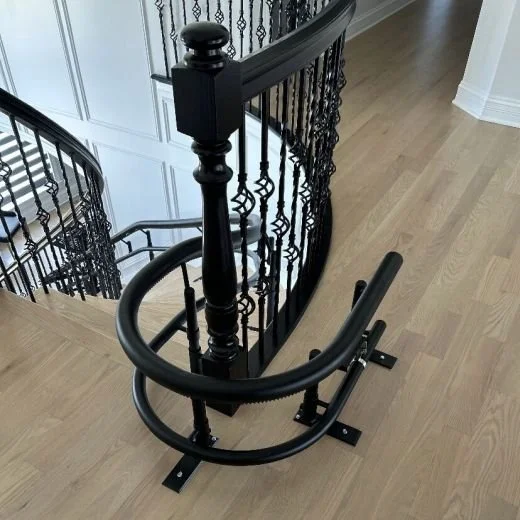 Curved stairlift installed in a Camarillo home