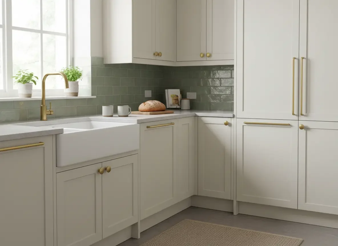 Firefly_Gemini Flash_Mixed hardware details__A modern kitchen with a combination of large drawer pulls and 270339.webp