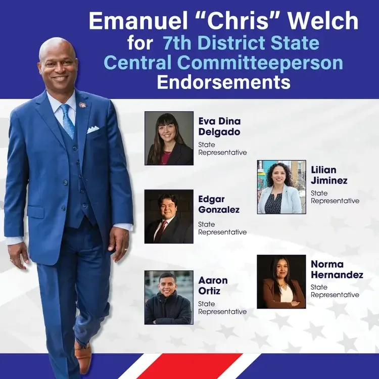 7th Congressional District Reps and Latino Caucus Step Up with Welch for 7th District State Central Committeeman