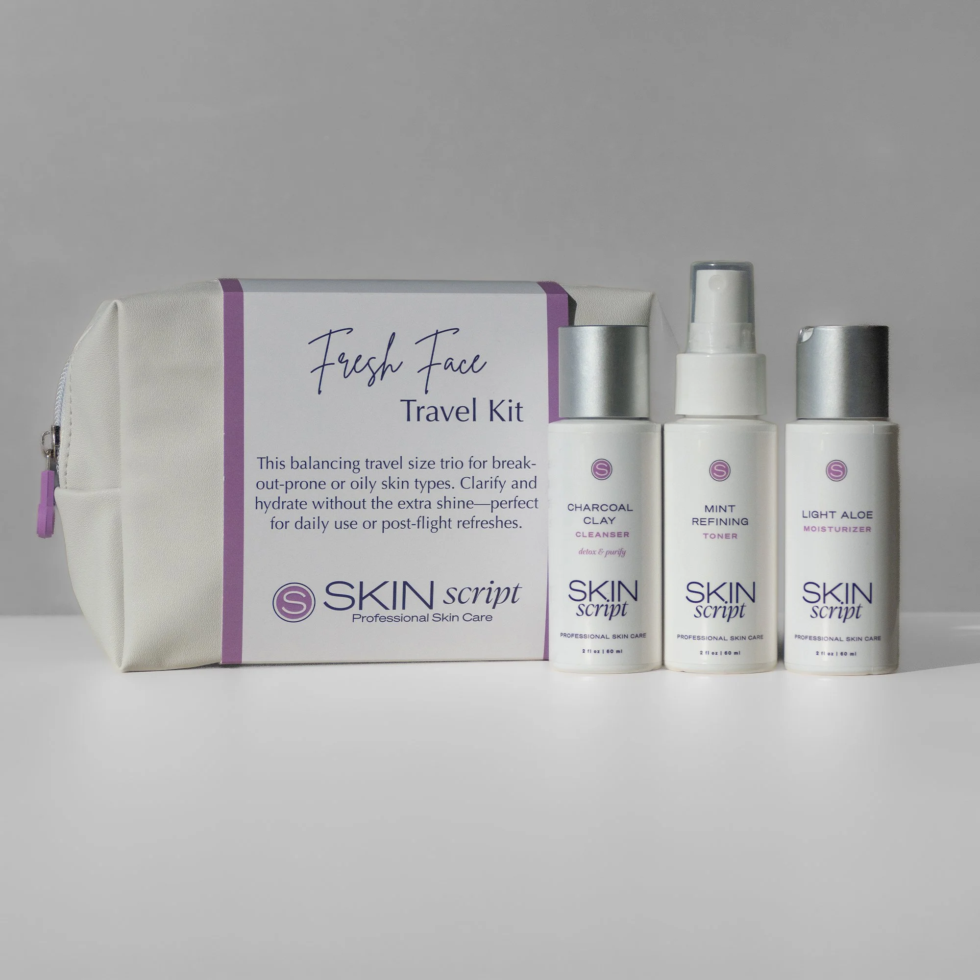 Skin Script "Fresh Face" Travel Kit