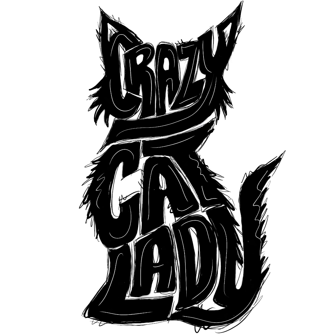 Crazy Cat Lady on the Rocks
