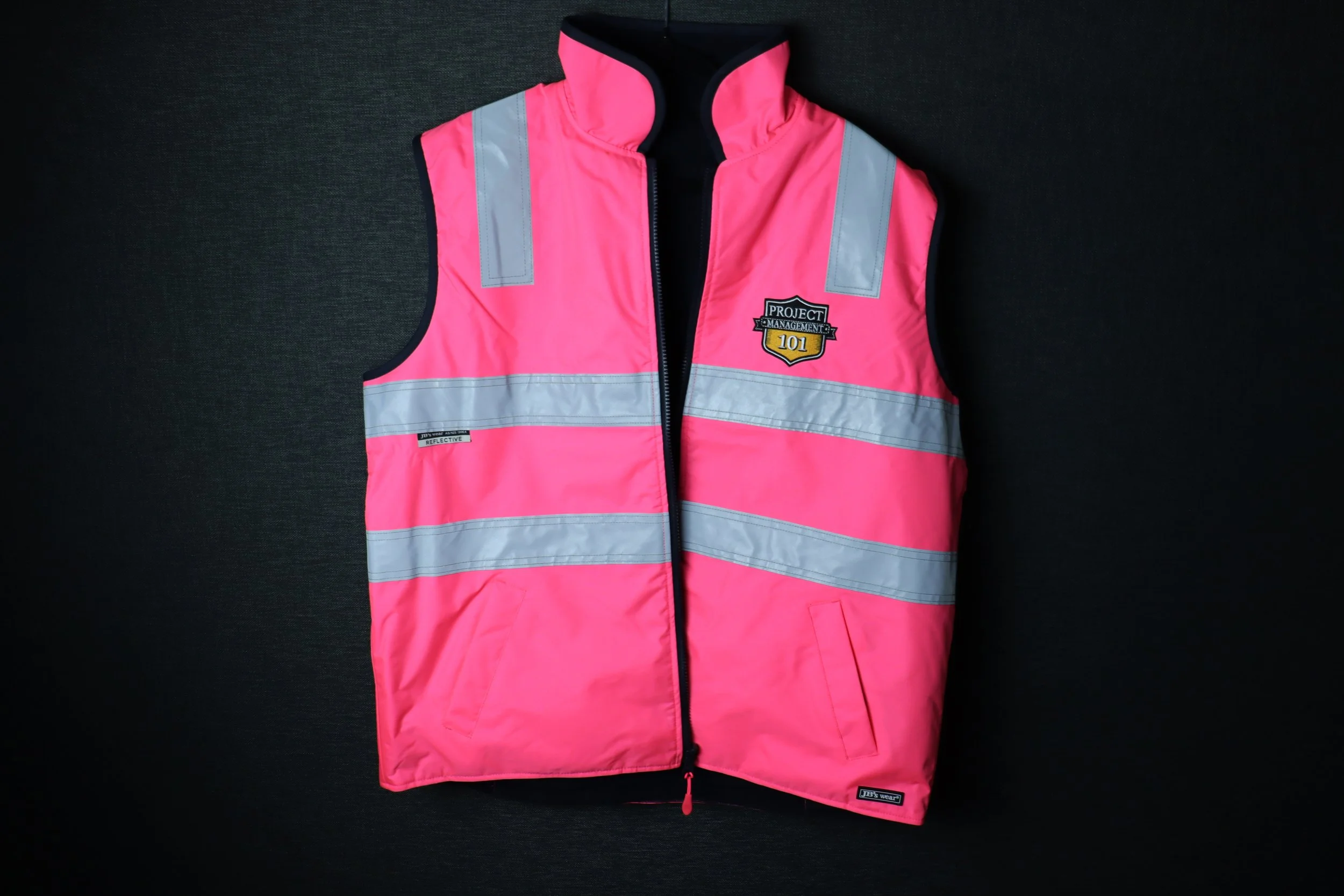 Ladies Pink Hi Vis - Reversible Vest