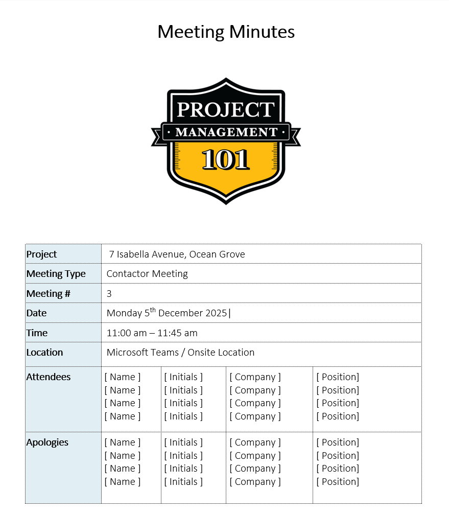 Professional Construction Documentation Project Management