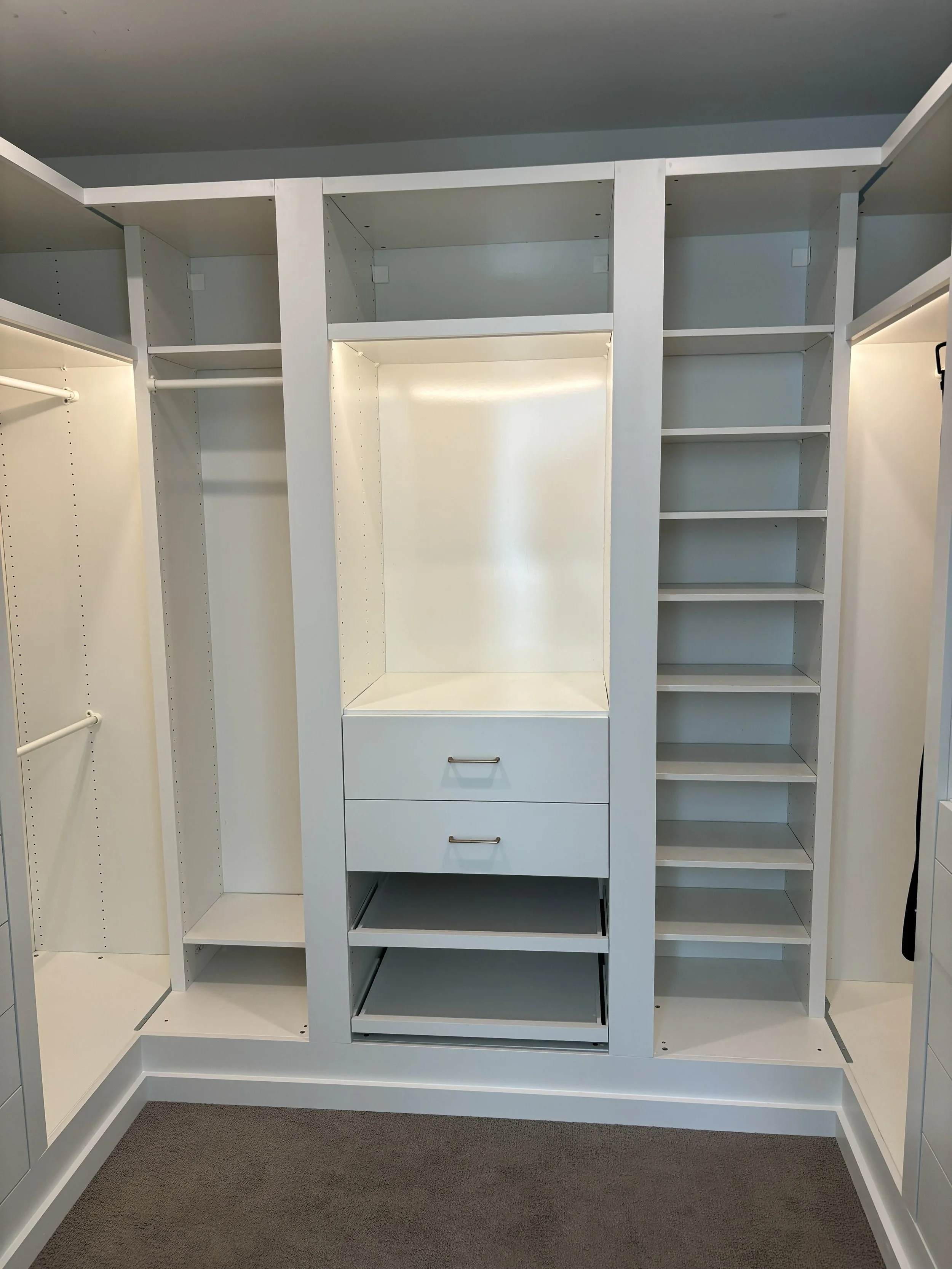 Custom closet built-in closet custom cabinets