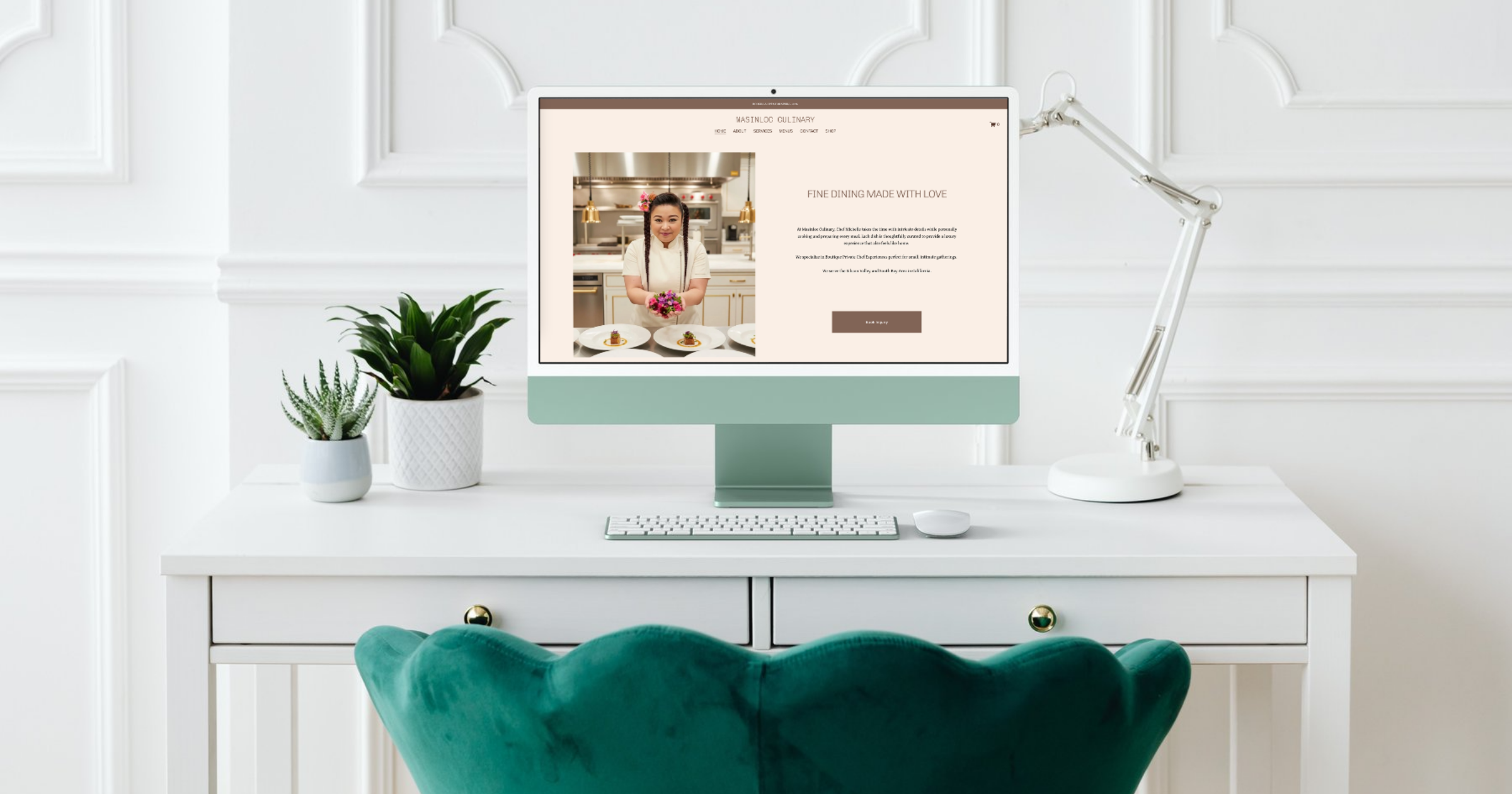 Website Design for Private Chef