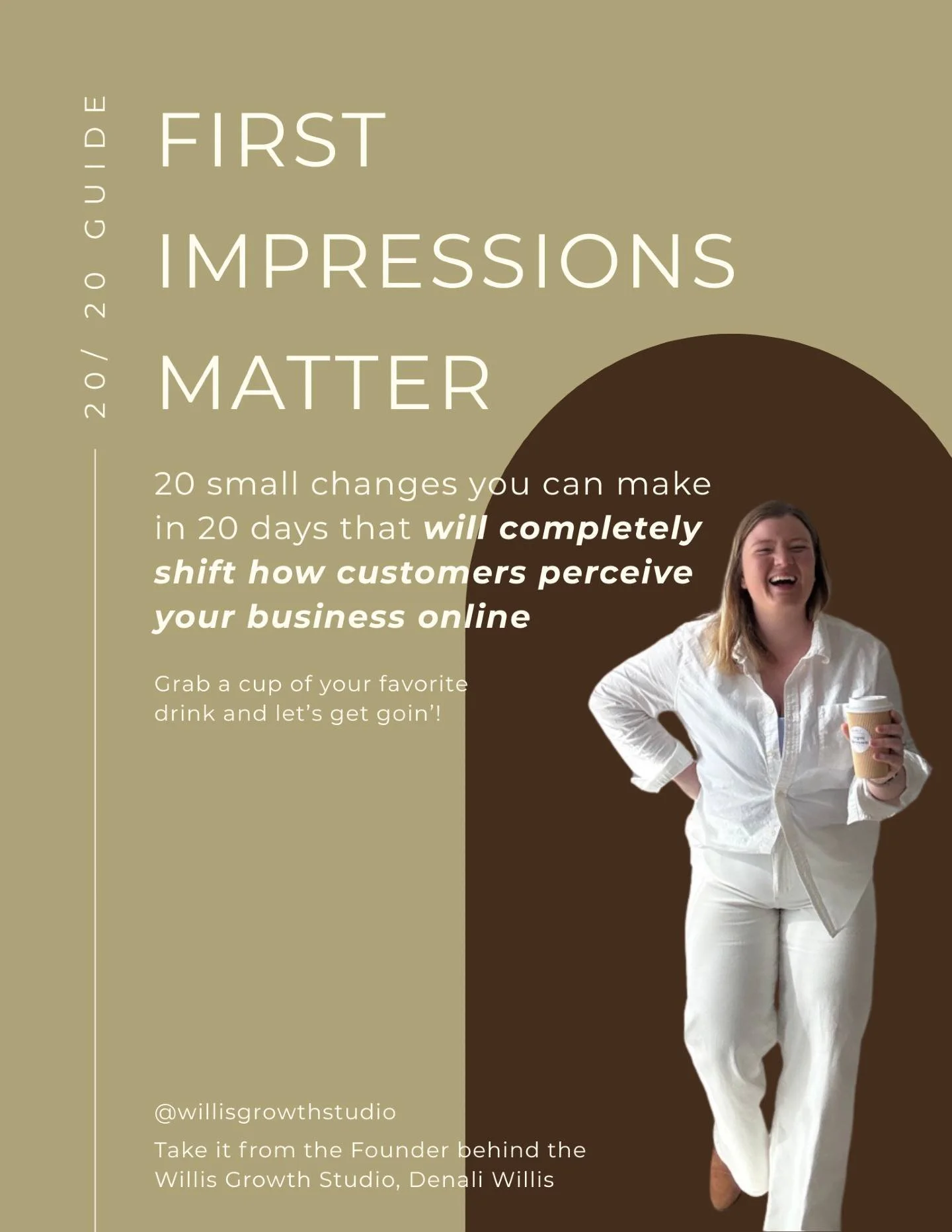 First Impressions Matter a 20/20 Guide! 

We are so excited to finally be able to release this free digital download for business owners who are looking for ways to completely shift how customers perceive their business online! 

Over the last six mo