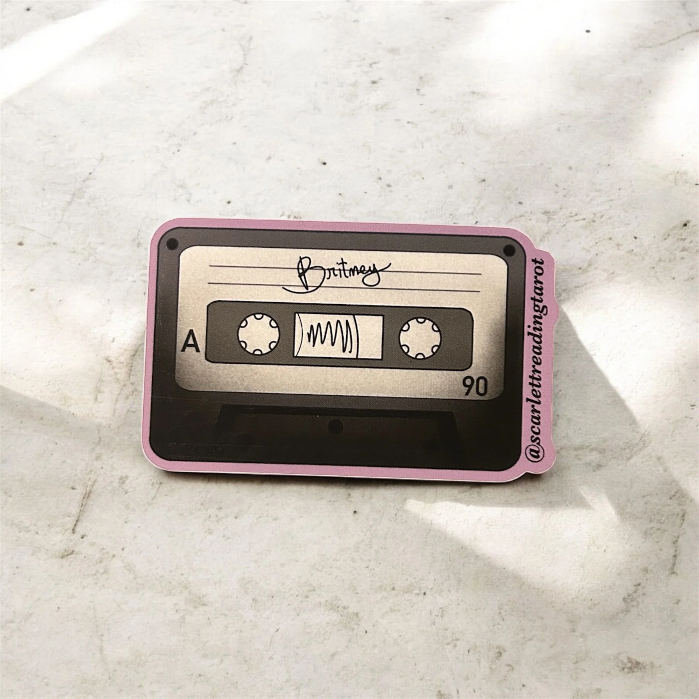 Britney Spears Cassette Tape Sticker