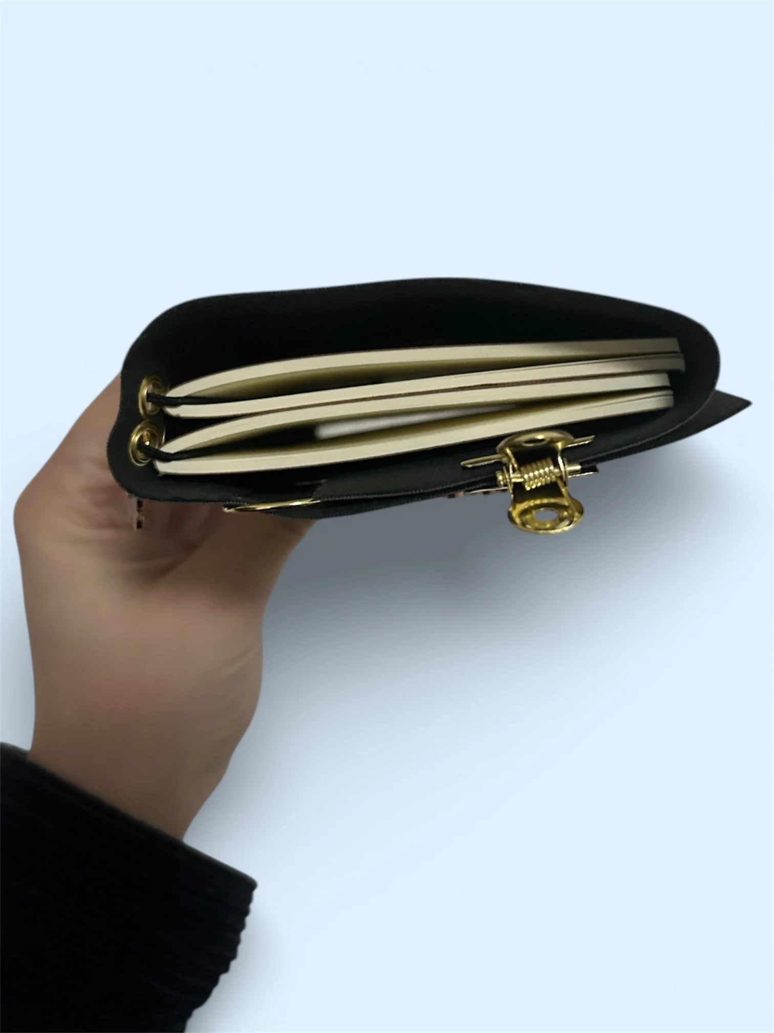 brown hand made leather journal 2 notebooks.jpg