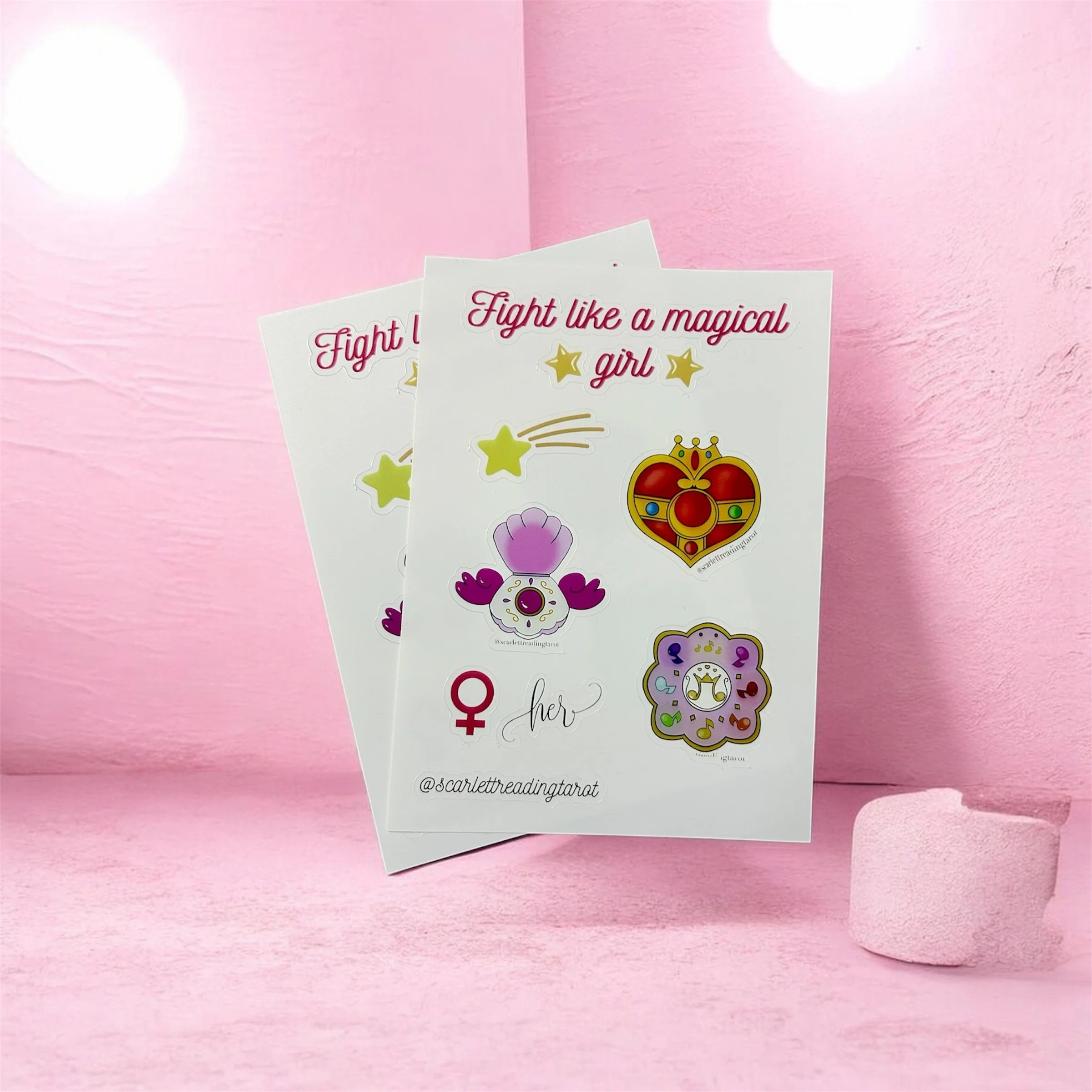 Fight Like a Magical Girl - Sticker Sheet
