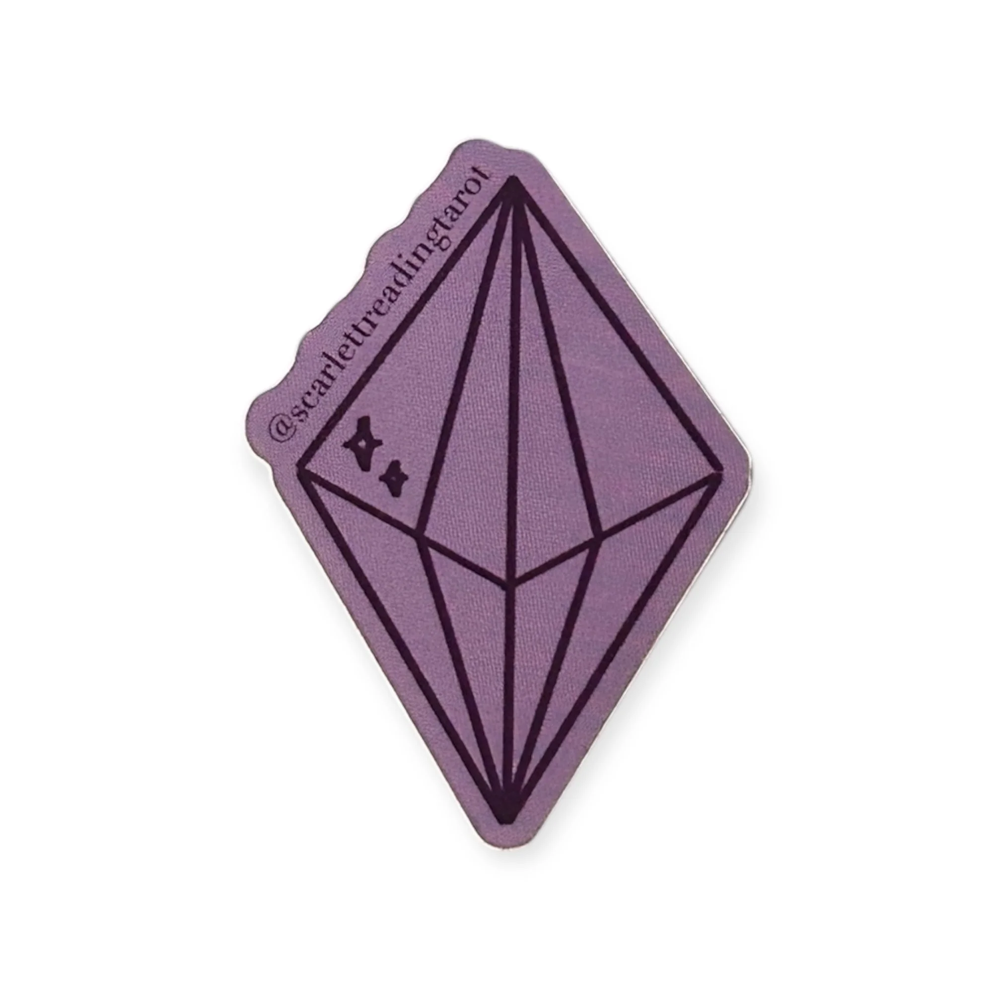 Purple Crystal Sticker