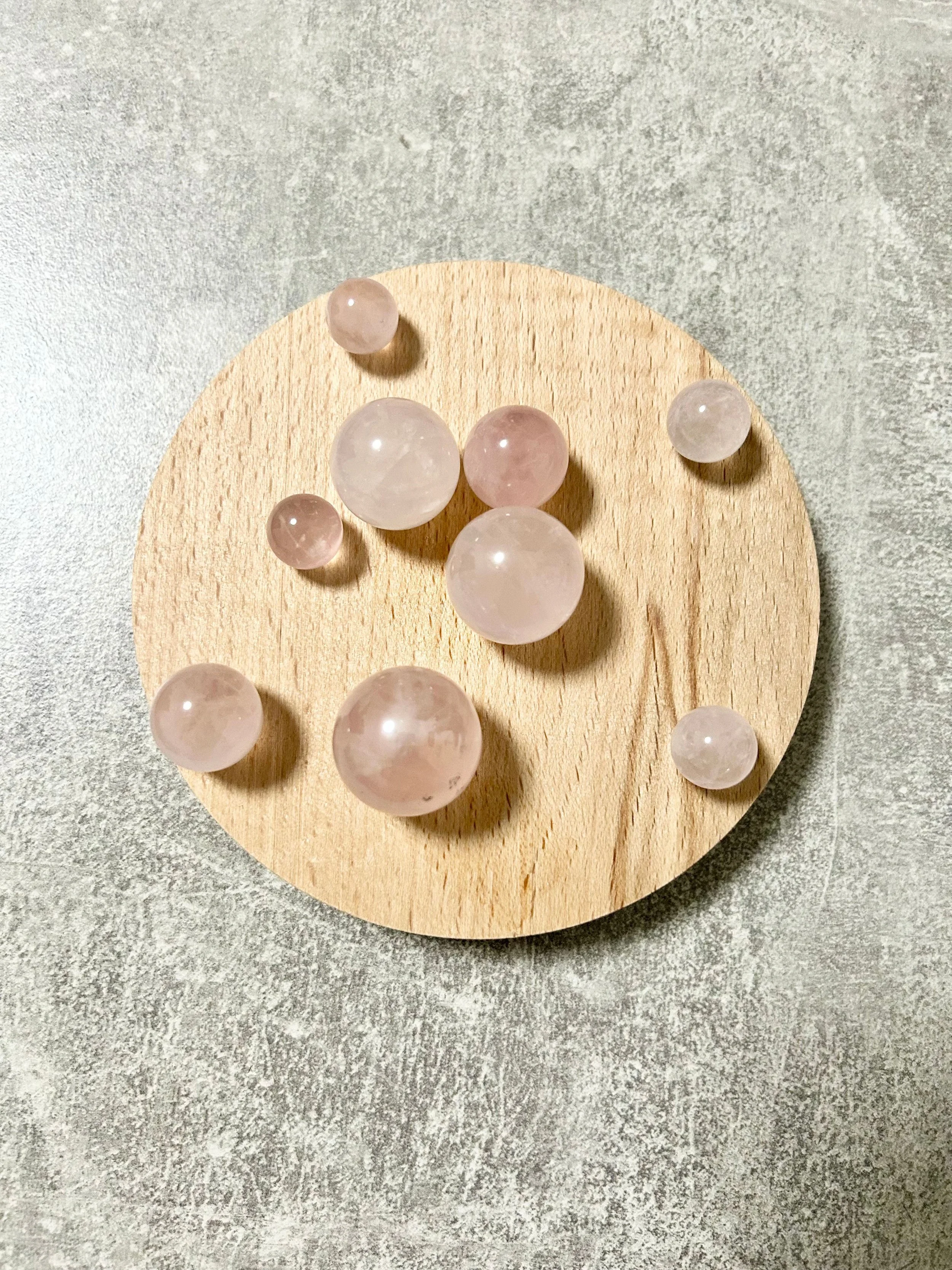 Mini Rose Quartz Sphere
