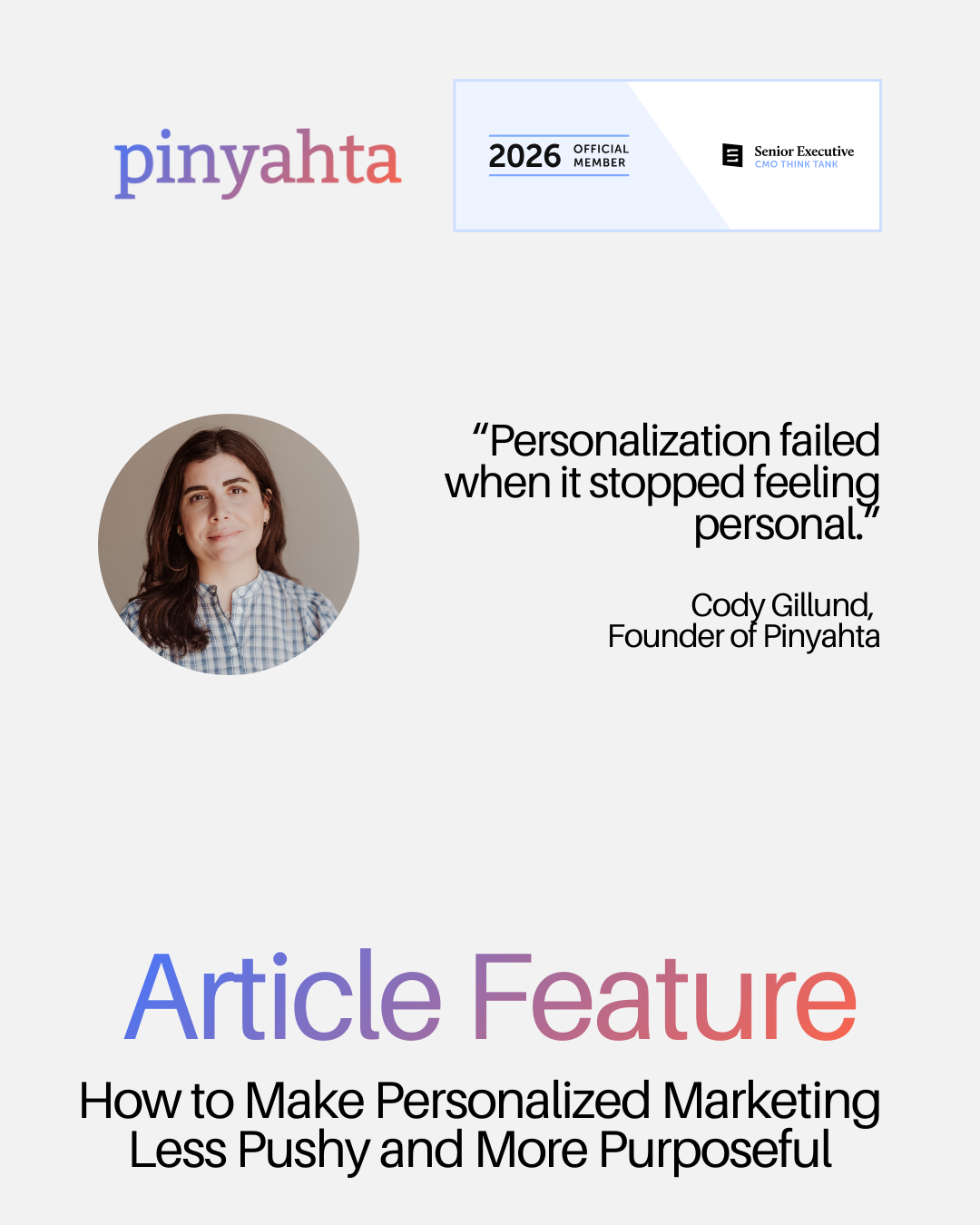 Personalization Failed When It Stopped Feeling Human
