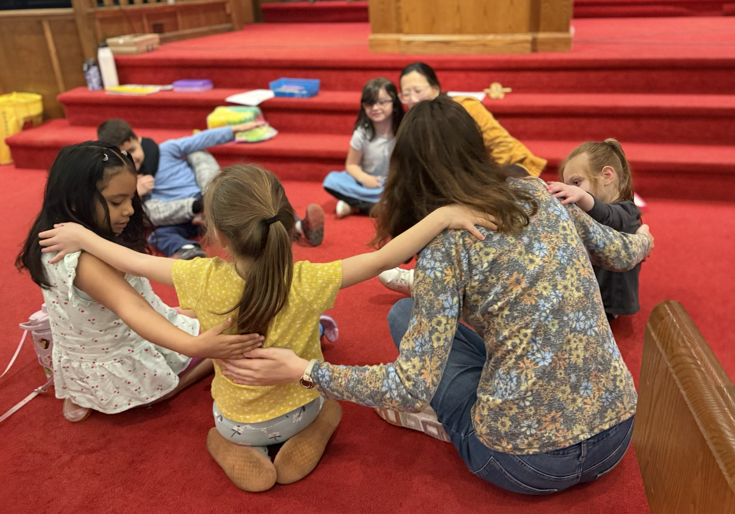 Melody Makers singing and making new friends!