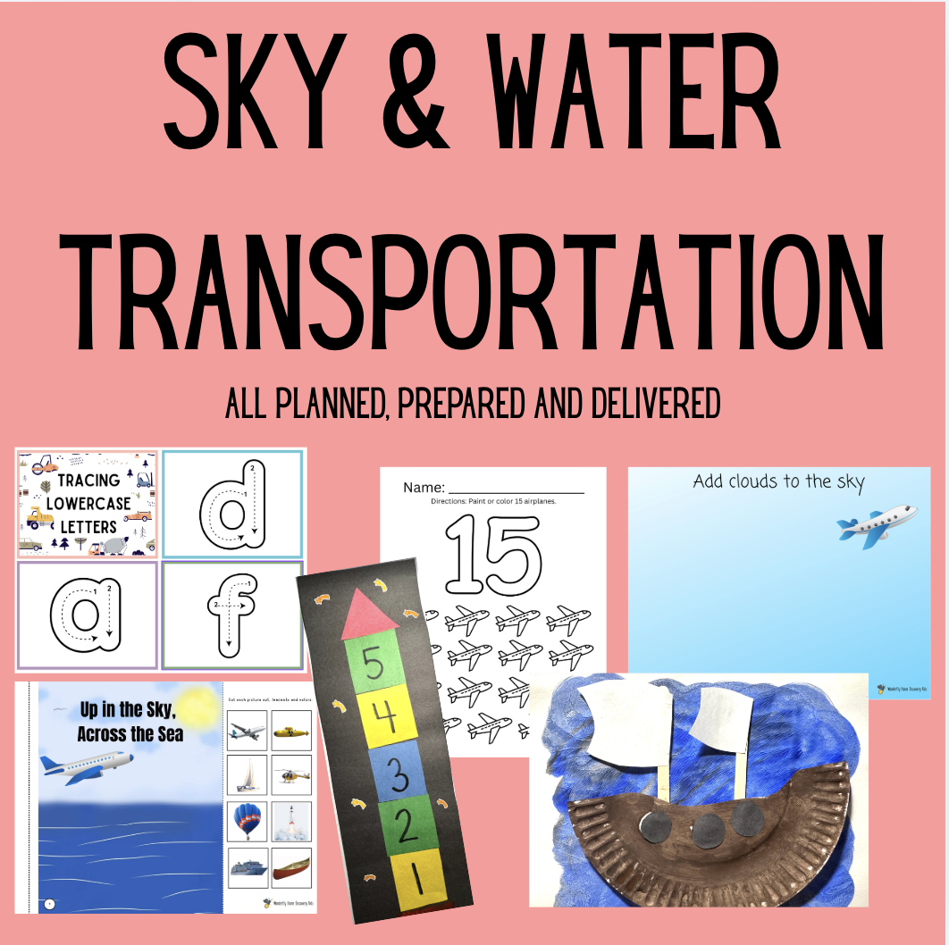Sky & Water Transportation Mini Kit