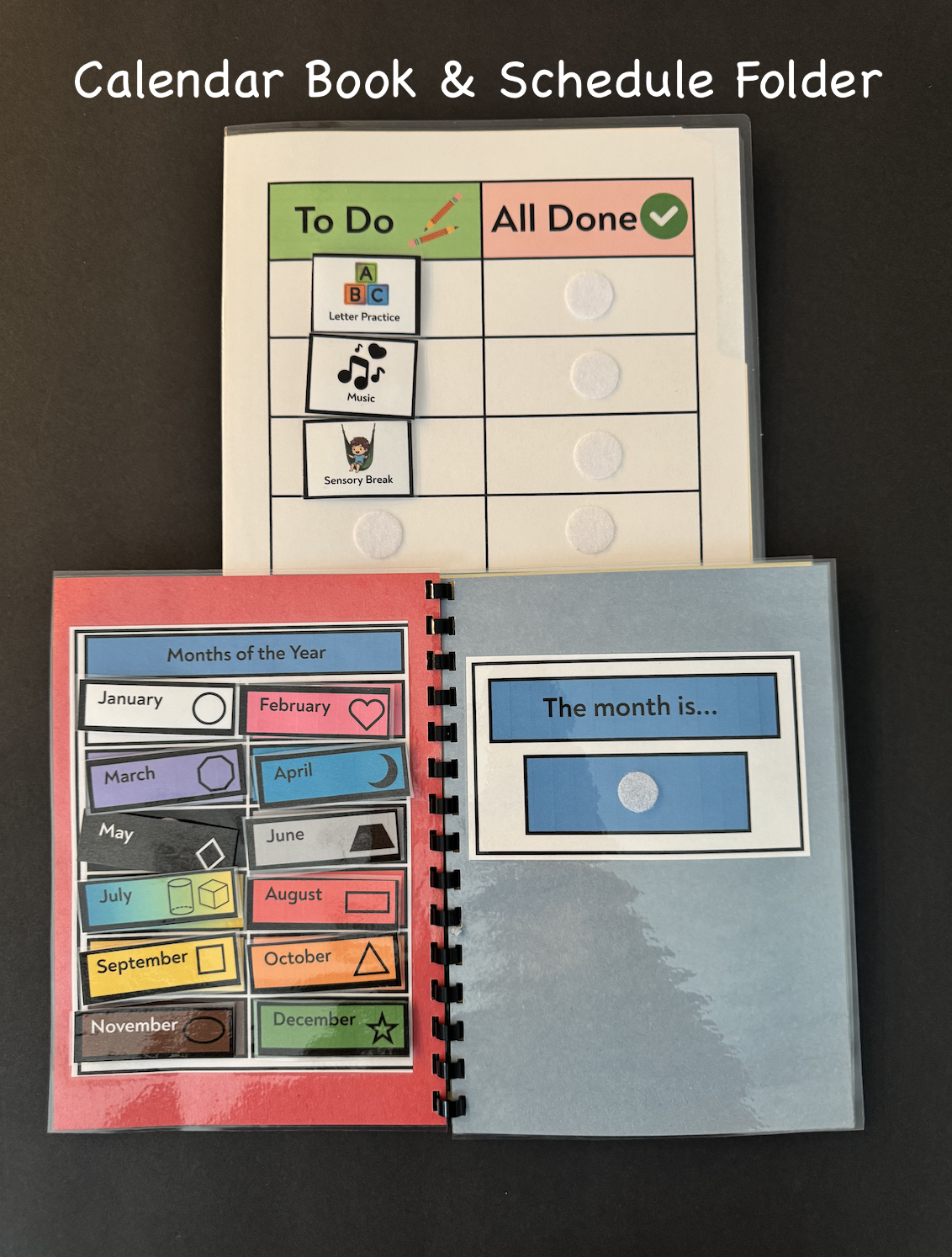 Calendar Book & Schedule Folder