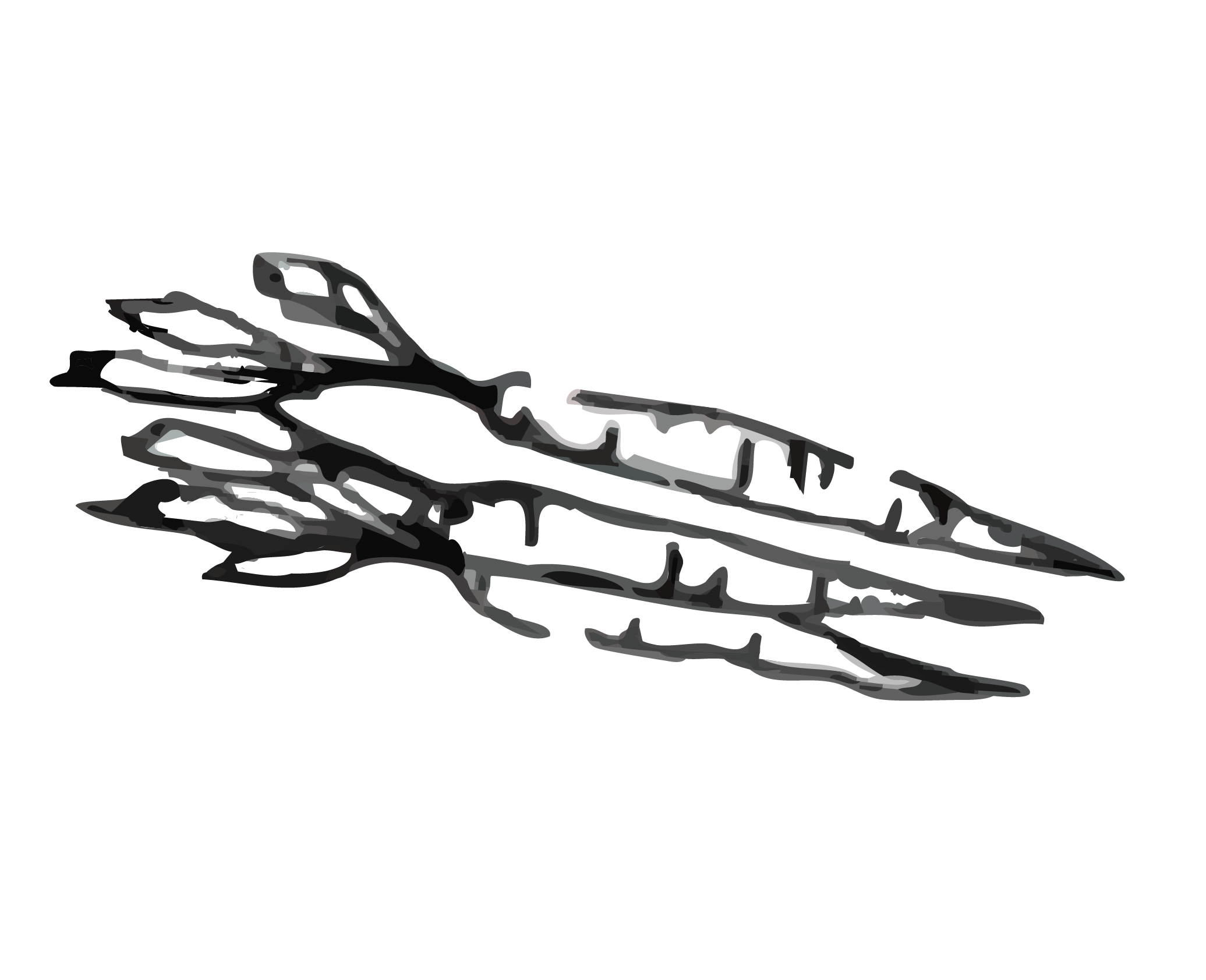Illustration of a sleek, modern fighter jet in shades of gray, viewed from the side.