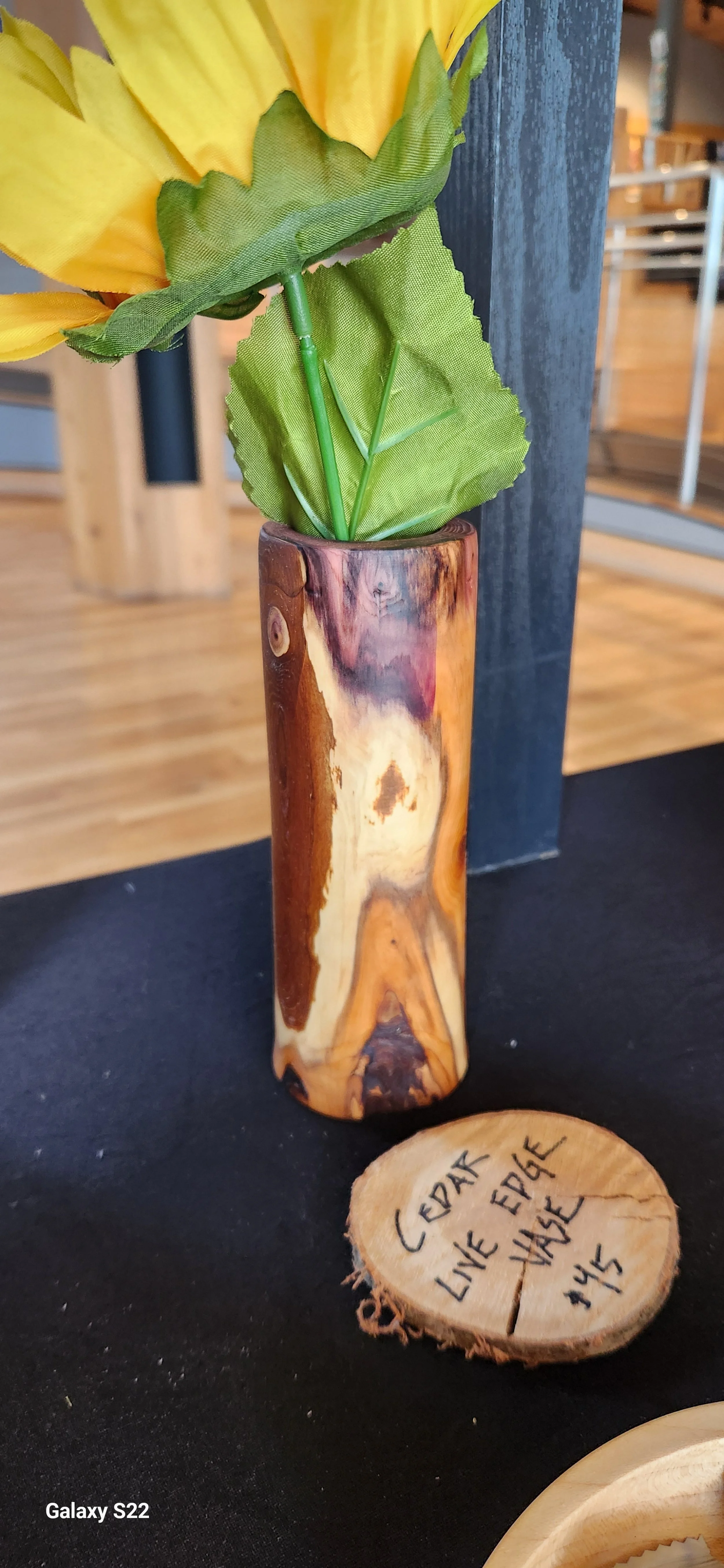 Vase made with Cedar