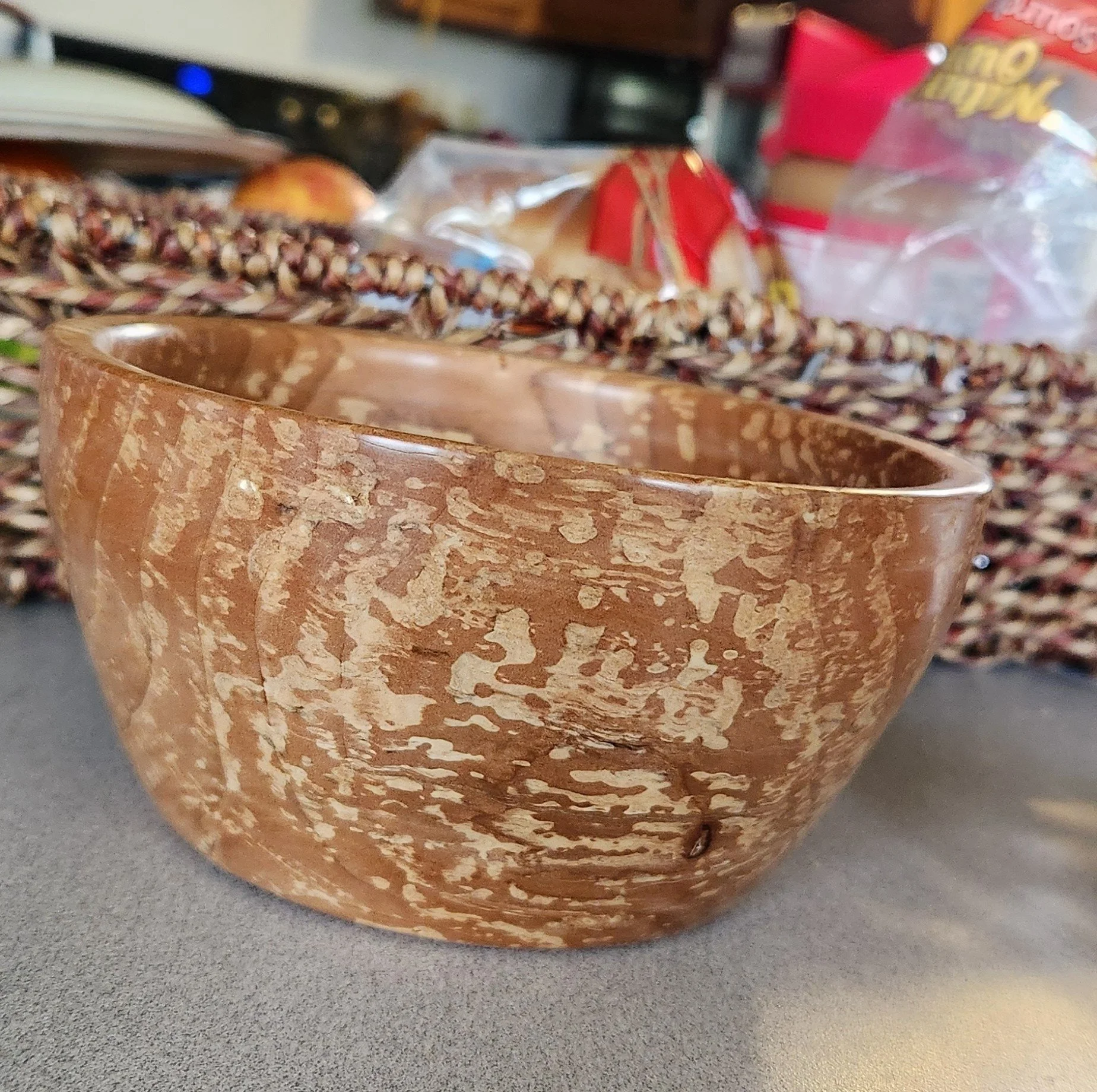 Bradford Pear Wood Turned Bowl
