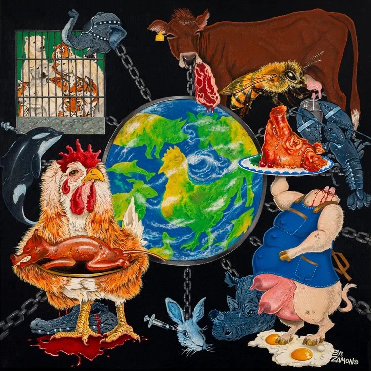 Z-Man & Tahaj The First Animal Slavery Double LP