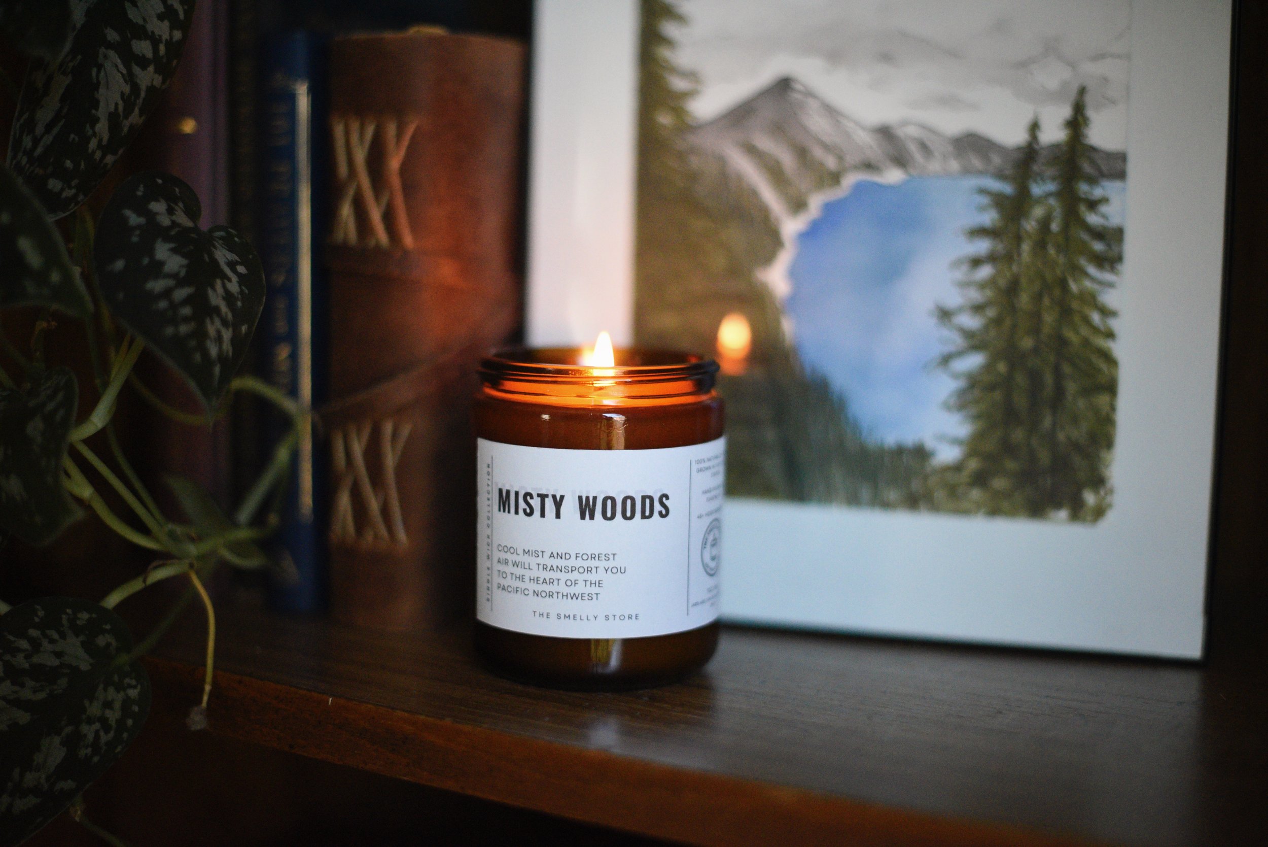 Misty Woods- Soy Wax Candle