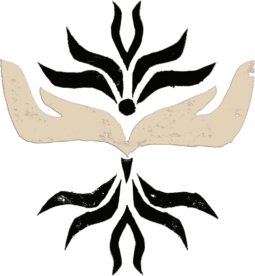Kindred Roots logo highlighting the hands - the importance of connection in wellness, connection to your environment, community, loved ones, practitioner and yourself. The interconnected parts of physical, emotional, mental, and spiritual health