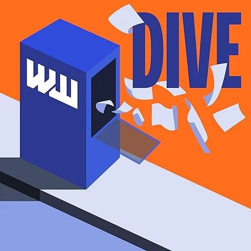 An ATM machine with the word "DIVE" breaking through the wall, illustrating a metaphor for taking risks or making bold moves.