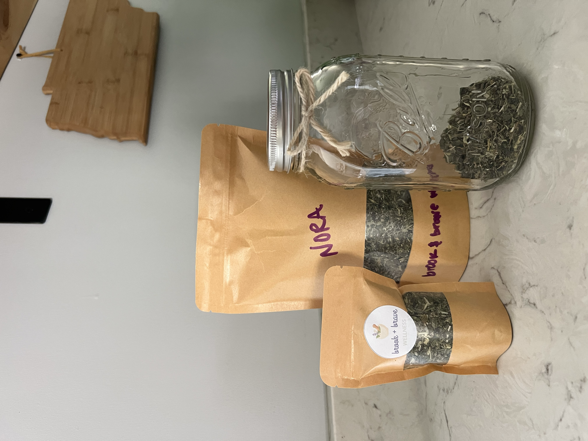 Organic NORA Tea
Jar ready to infuse $10 | 1oz $15 | 4oz $25
Made with loose leaf nettle, oat straw, red raspberry and alfalfa. For women not pregnant or beyond 16 weeks.