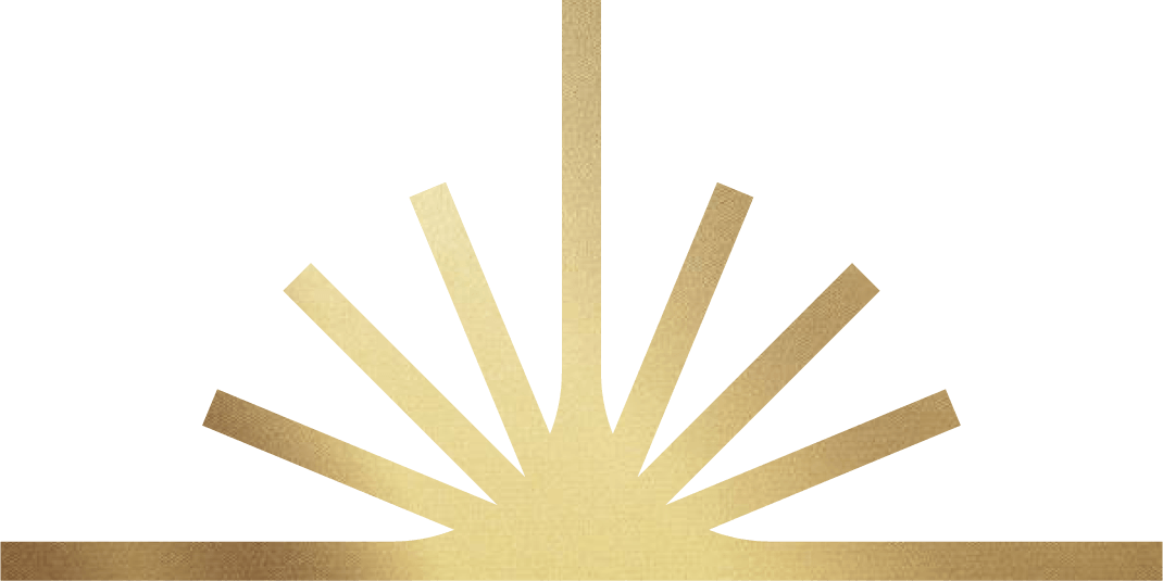 The North Star Tutors logo - a stylized golden star with rays extending outward on a dark teal background
