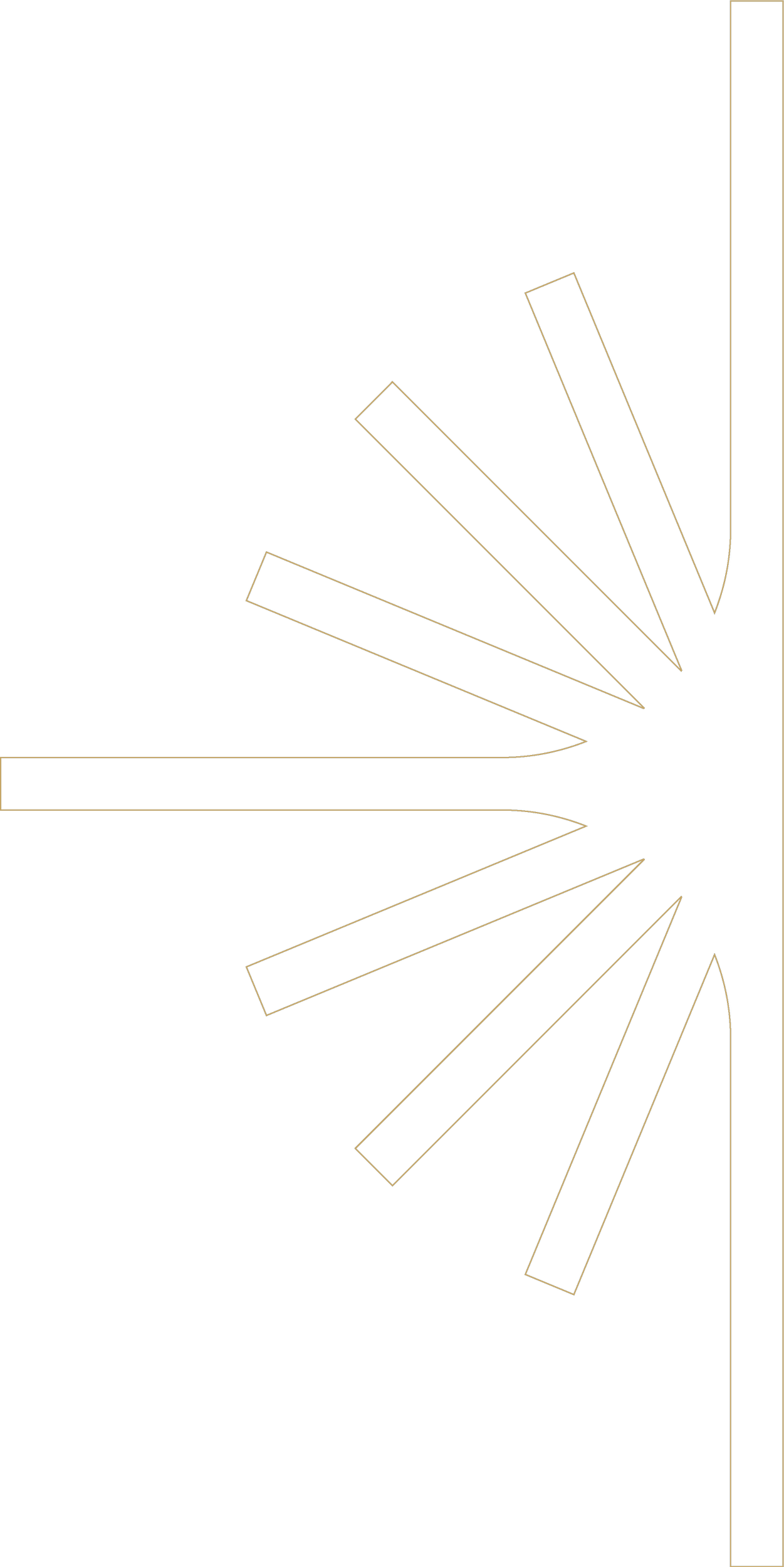 Abstract geometric design with angular lines and a black background.