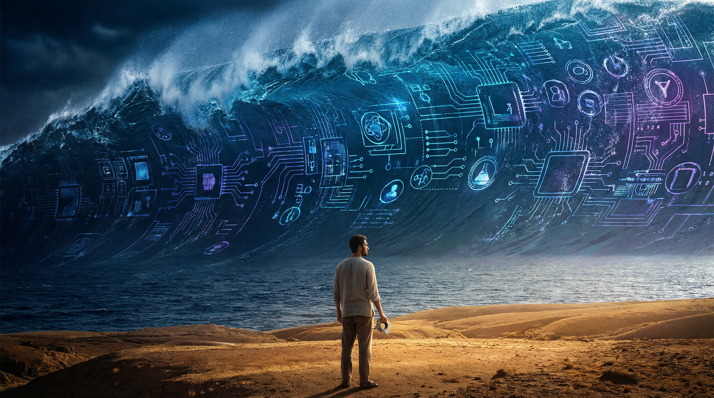 2026 Tufanı ve Nuh'un Dijital Gemisi: Yapay Zeka, Kuantum ve Blokzincir Üçgeninde Hayatta Kalmak