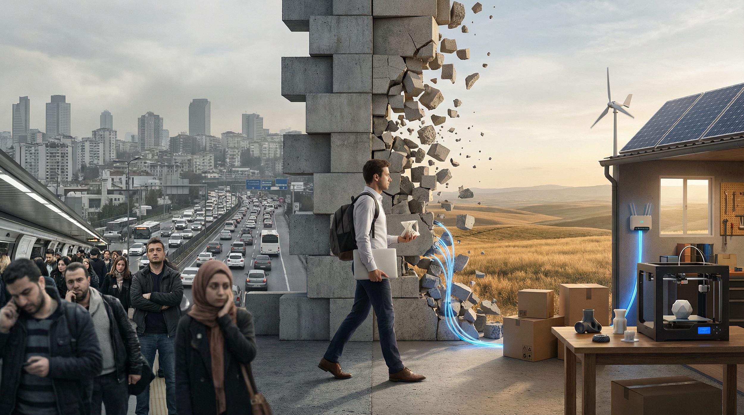 Fabrikaların Gölgesinden Kırsalın Işığına: İstanbul'dan Tersine Göçün Sosyolojisi ve Geleceği