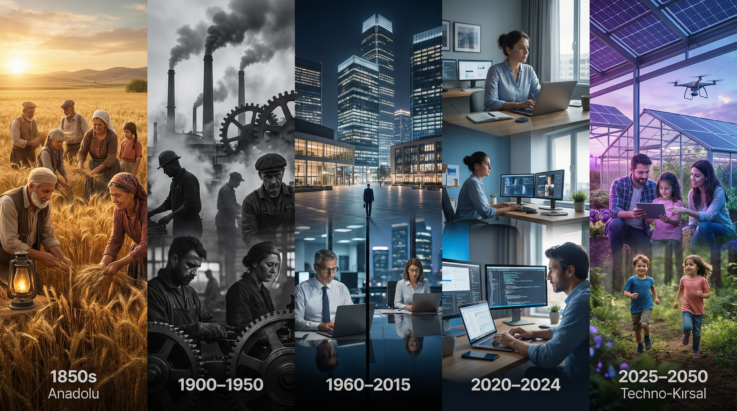 1850'den 2050'ye Ailenin ve Emeğin Büyük Döngüsü: Topraktan Koptuk, Teknolojiyle Geri Dönüyoruz